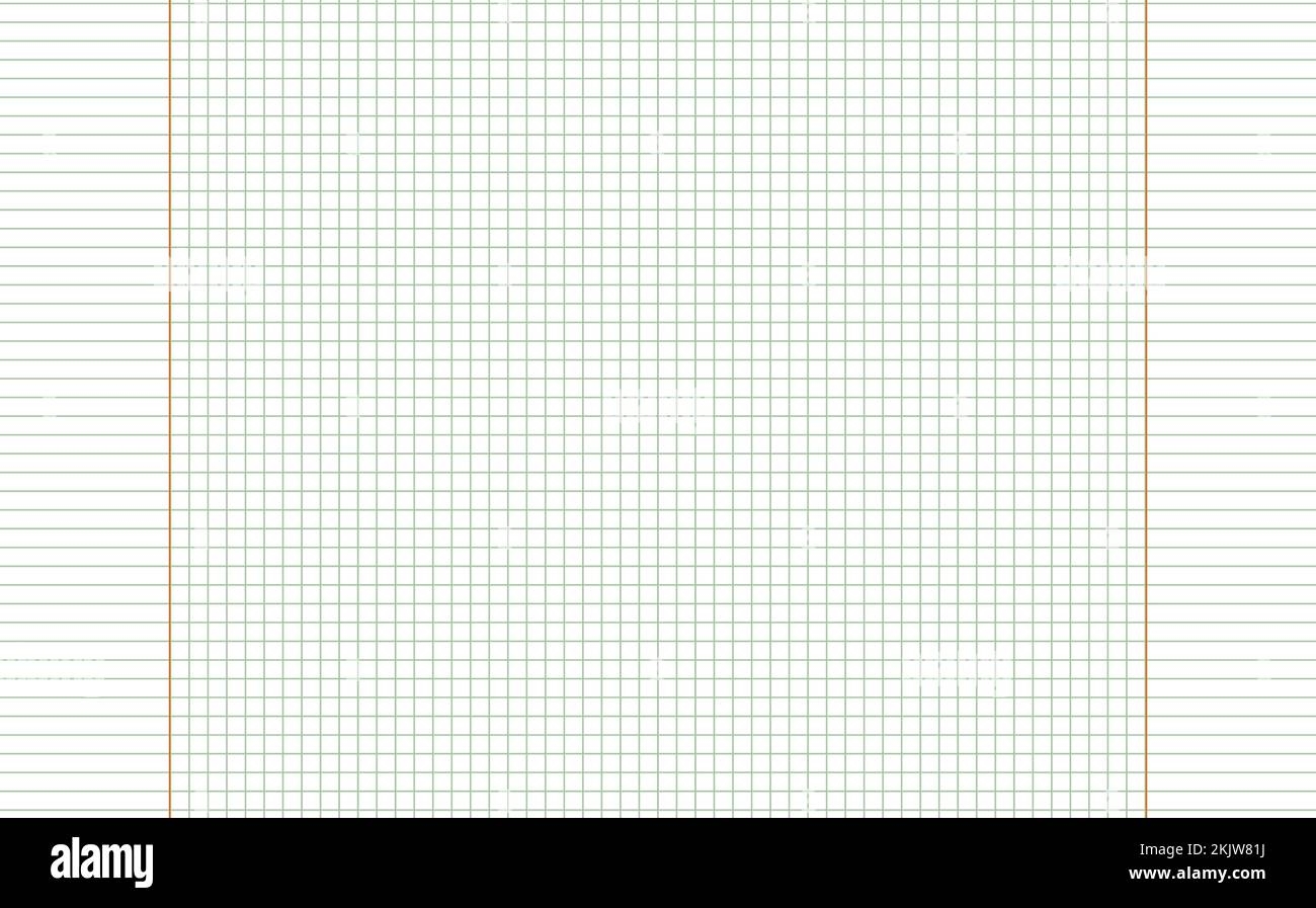 Graph Paper Printable Squared Grid Paper With Color Horizontal Lines Geometric Background For School Textures Notebook Diary Realistic Lined Stock Vector Image Art Alamy