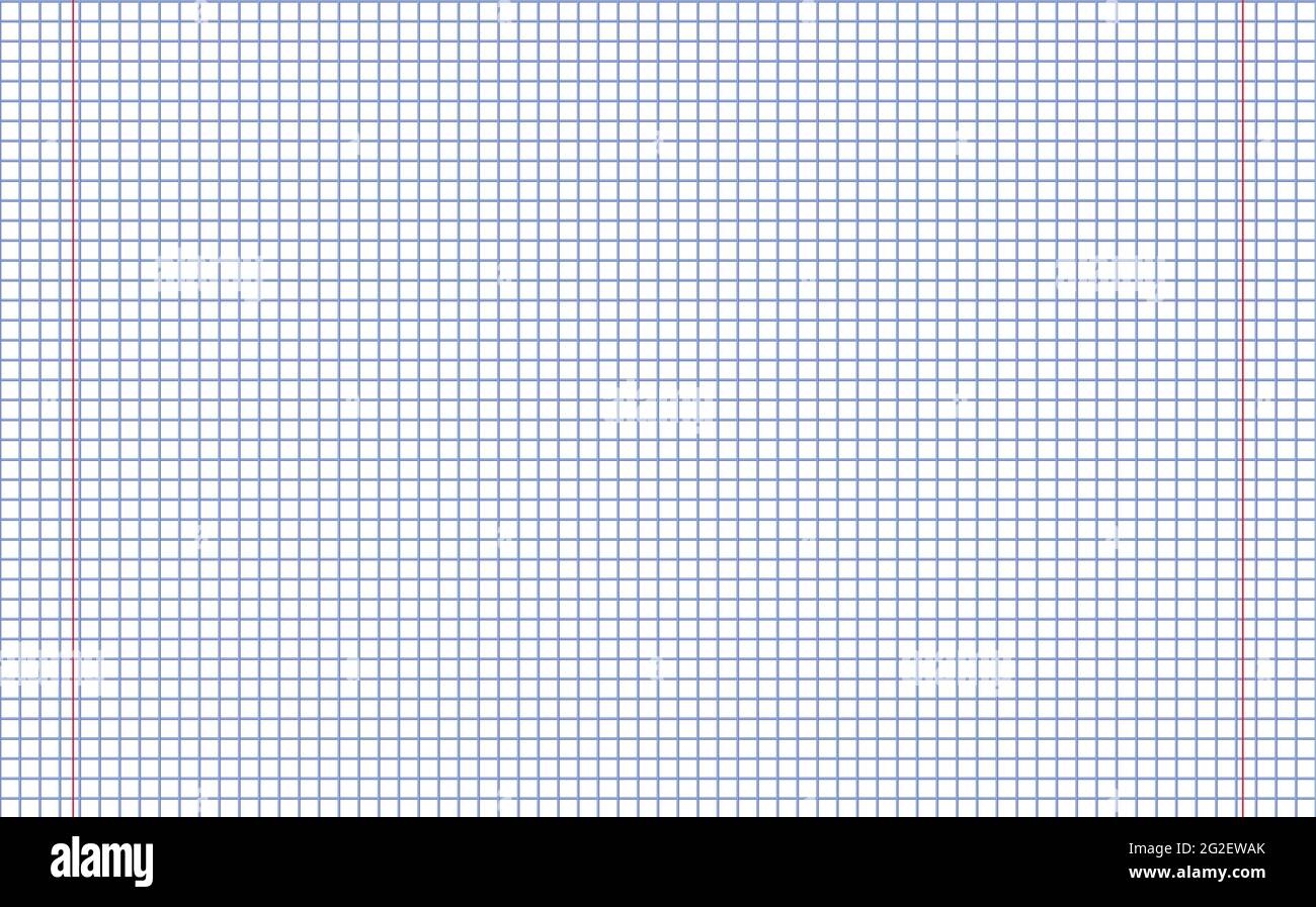 Graph Paper Printable Squared Grid Paper With Color Horizontal Lines Geometric Background For School Textures Notebook Diary Realistic Lined Stock Vector Image Art Alamy