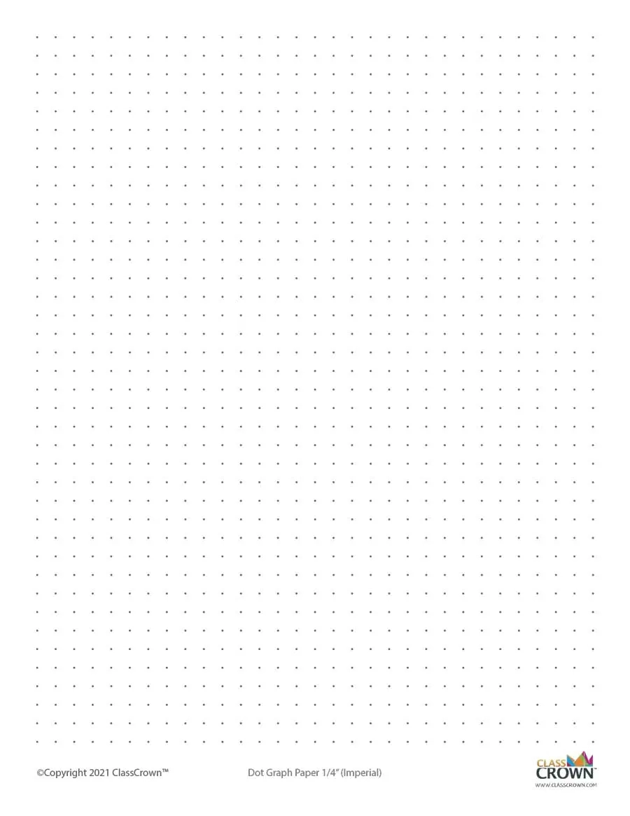 Graph Paper Printables ClassCrown