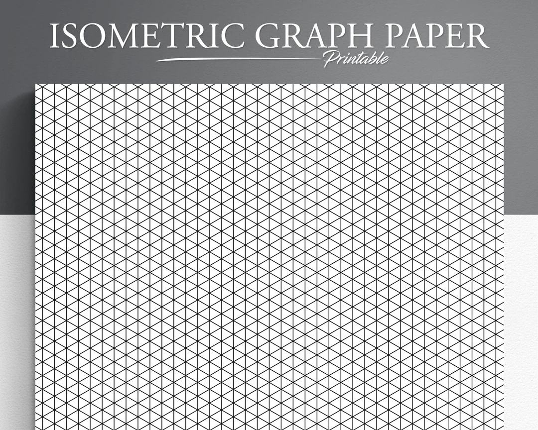 Graph Paper Spiral Notebook 8 5 X 11 Isometric Notebook Isometric Graph Paper Notebook Isometric Notebook Spiral Graph Paper Notebook 8 5 X 11