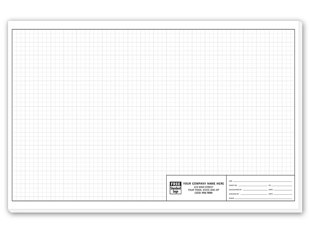 Graph Paper Standard 1 4 Large Padded 704 Deluxe