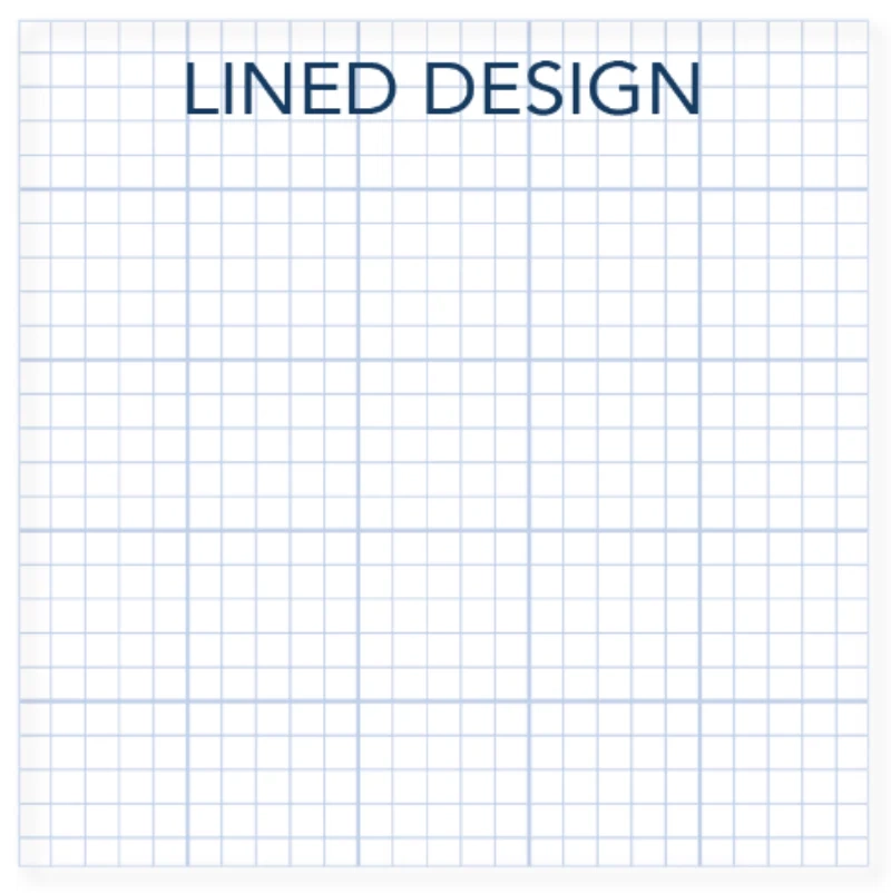 Graph Paper Sticky Notes LinedDesign