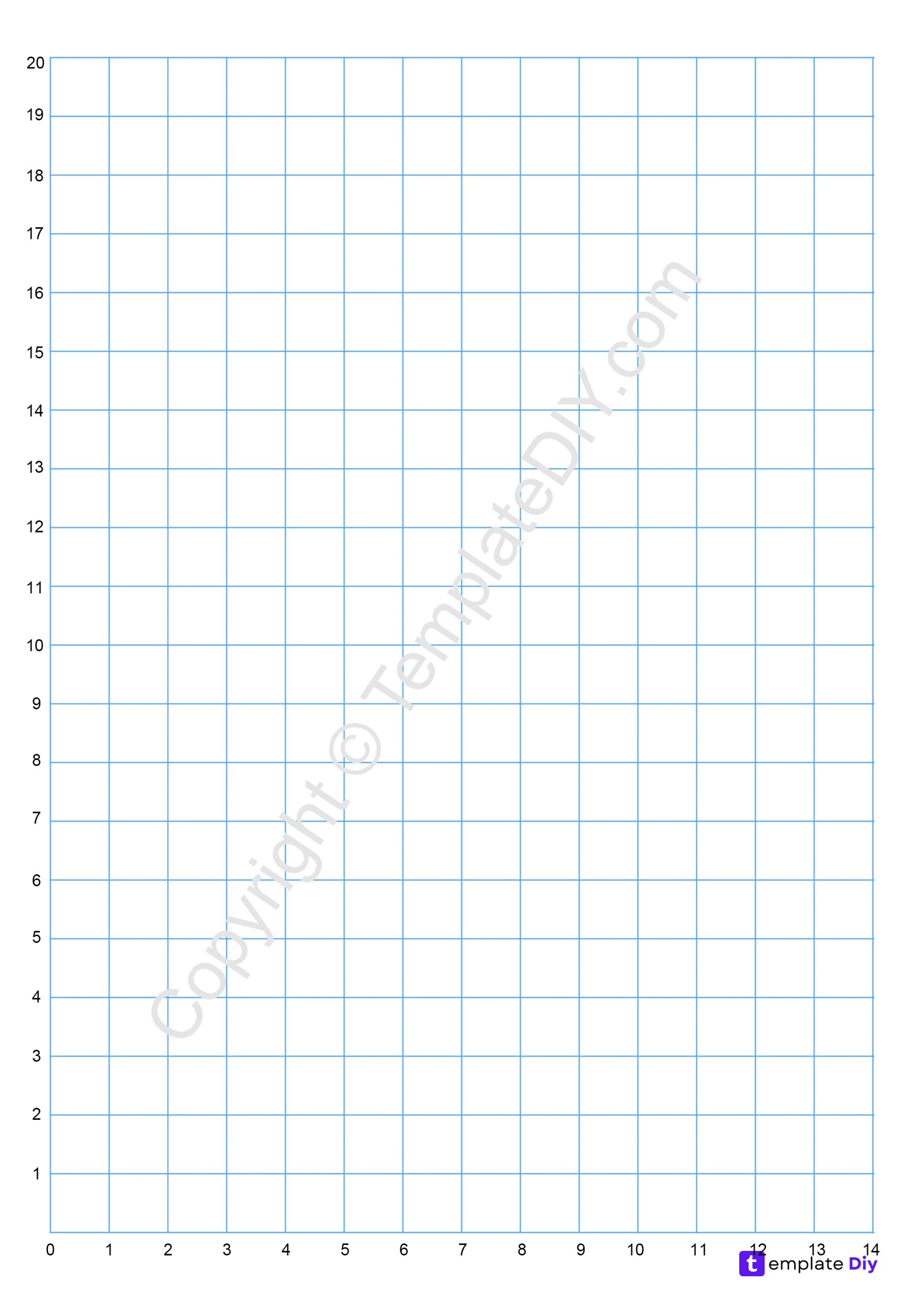 Printable Numbered Graph Paper Free