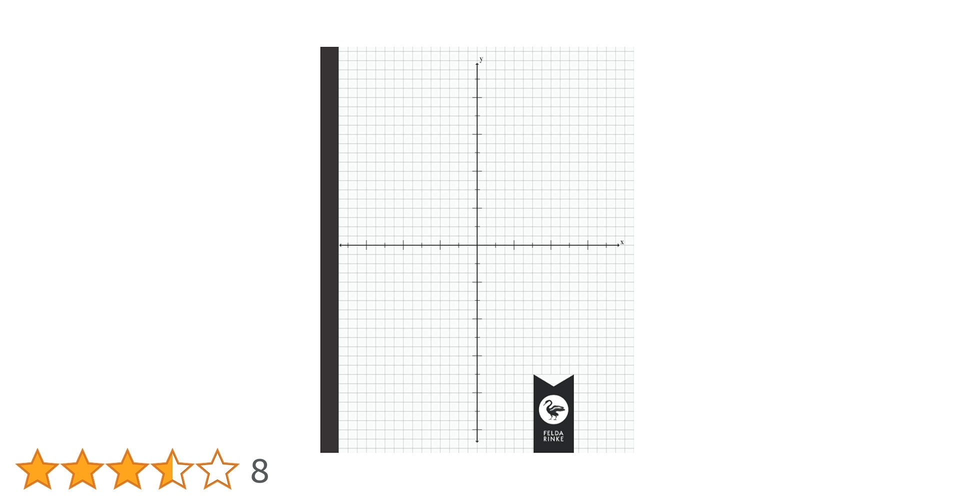 Graph Paper With XY Axis 4 Quadrant Coordinate Grid Quad Ruled 4 Squares Per Inch 8 5 X 11 110 Pages 55 Sheets Notebook Composition Book Exercise Book Rinke Felda Amazon de Books