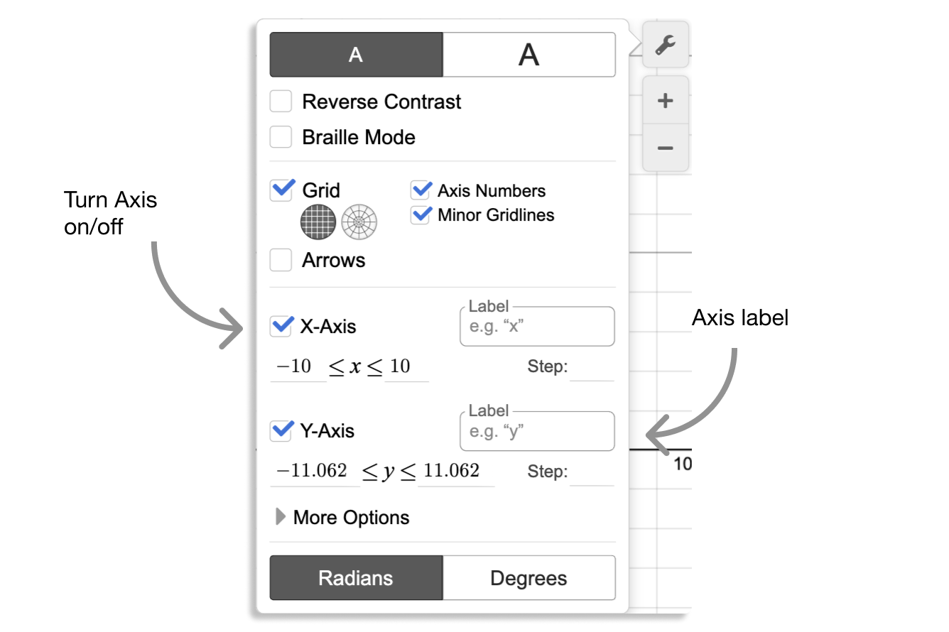 Graph Settings Desmos Help Center