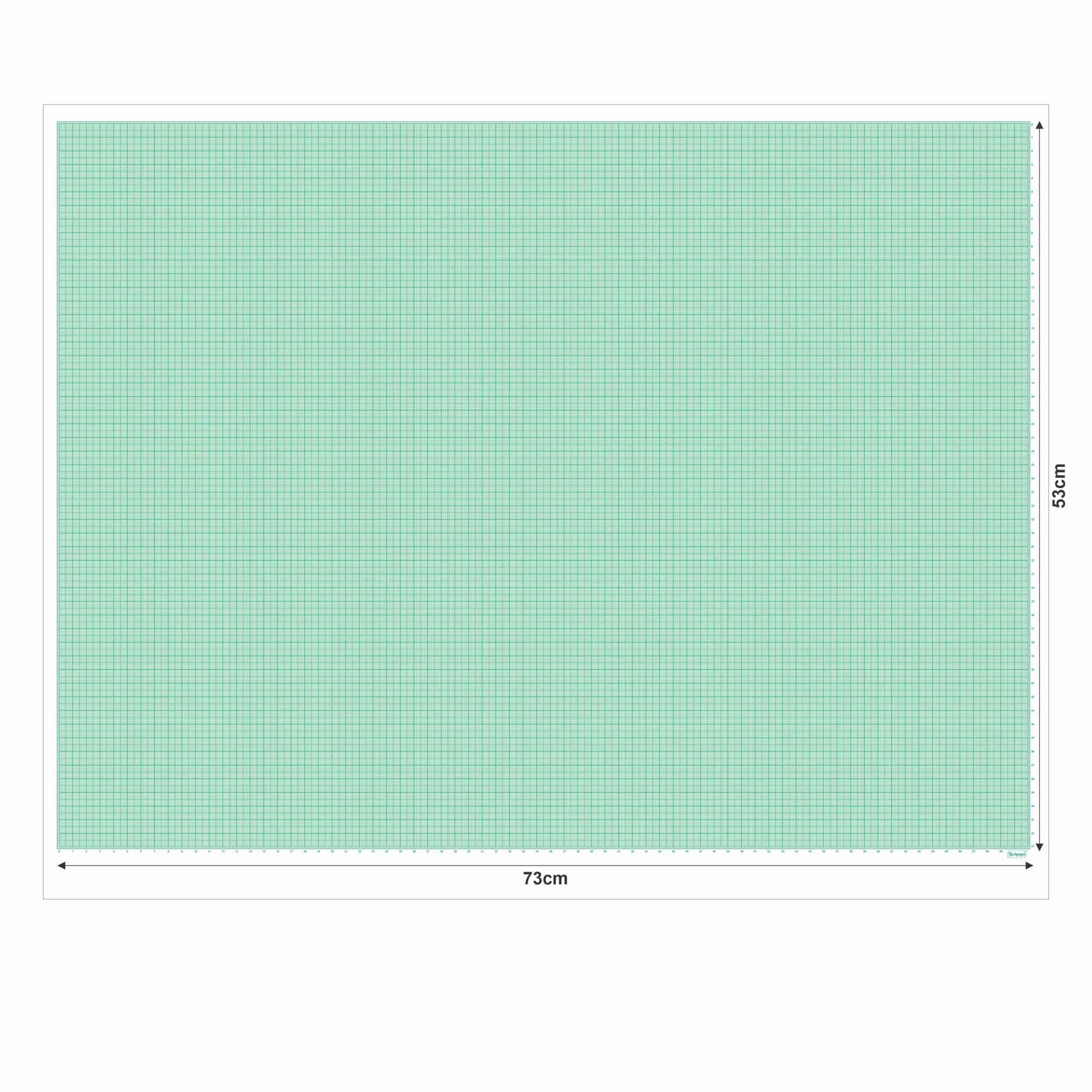 Green Graph Paper Printable
