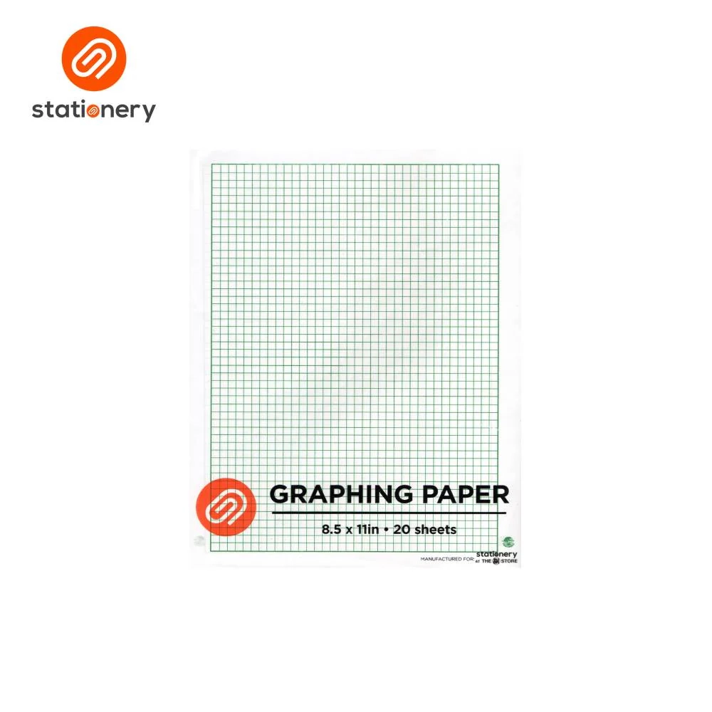 Graphing Paper 20 Sheets 8 5x11 SM Stationery