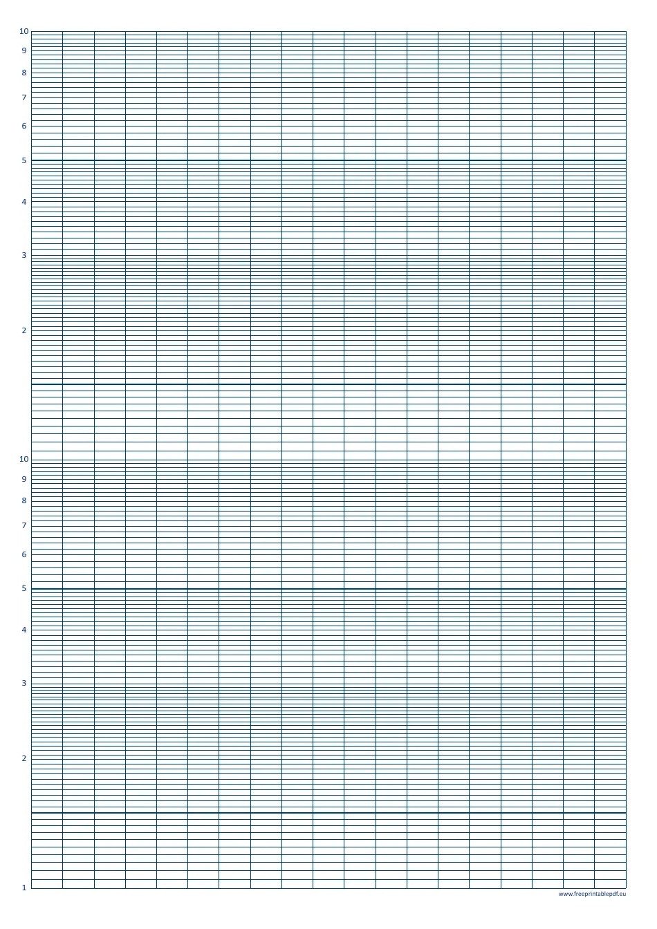 Grid Paper 11x17 Logarithic Graph Paper 11x17 Inch Grid For Precise Plotting 150 Pages Architect Paper