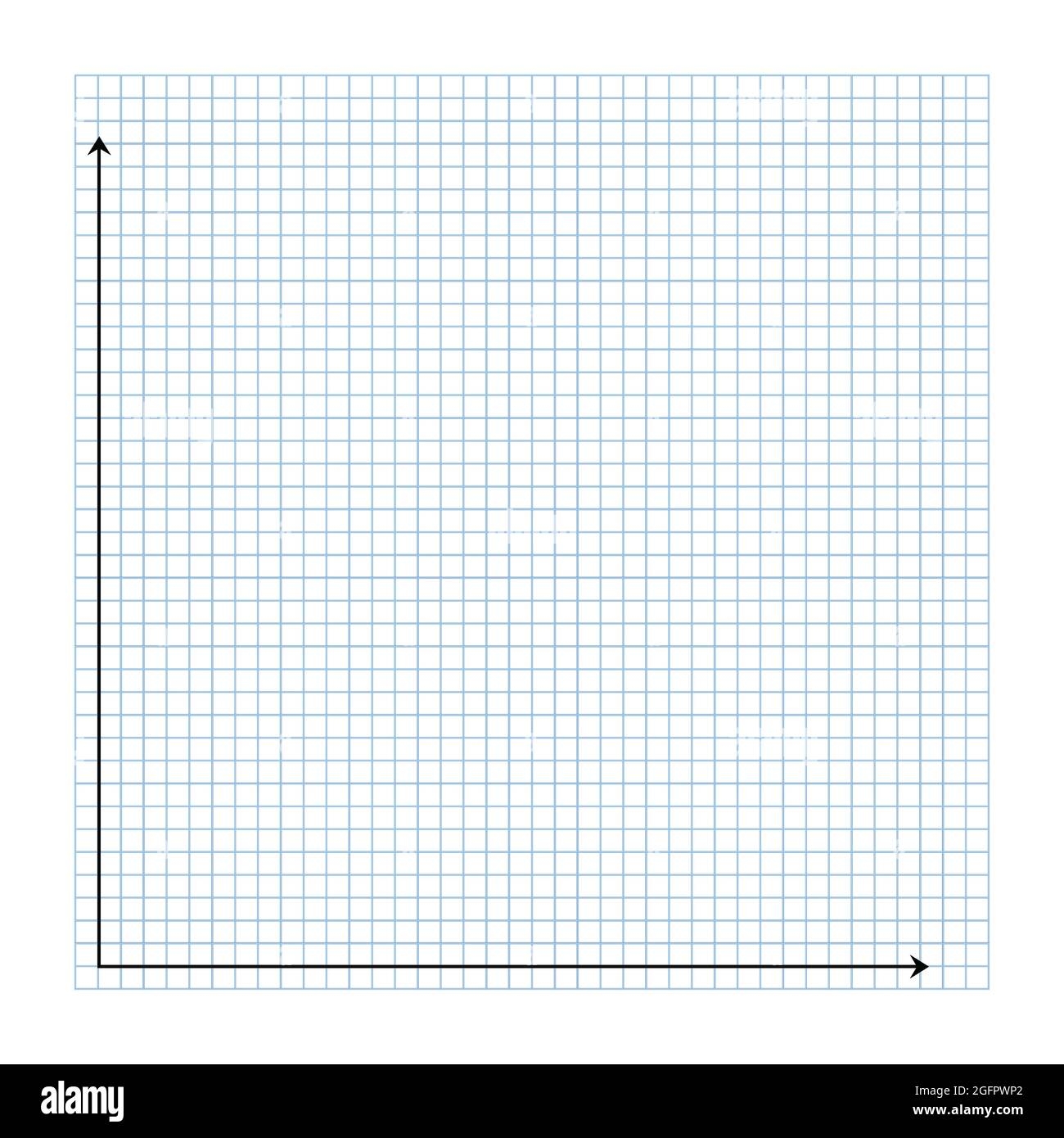 Grid Paper Mathematical Graph Cartesian Coordinate System With X axis Y axis Squared Background With Color Lines Geometric Pattern For School Stock Vector Image Art Alamy