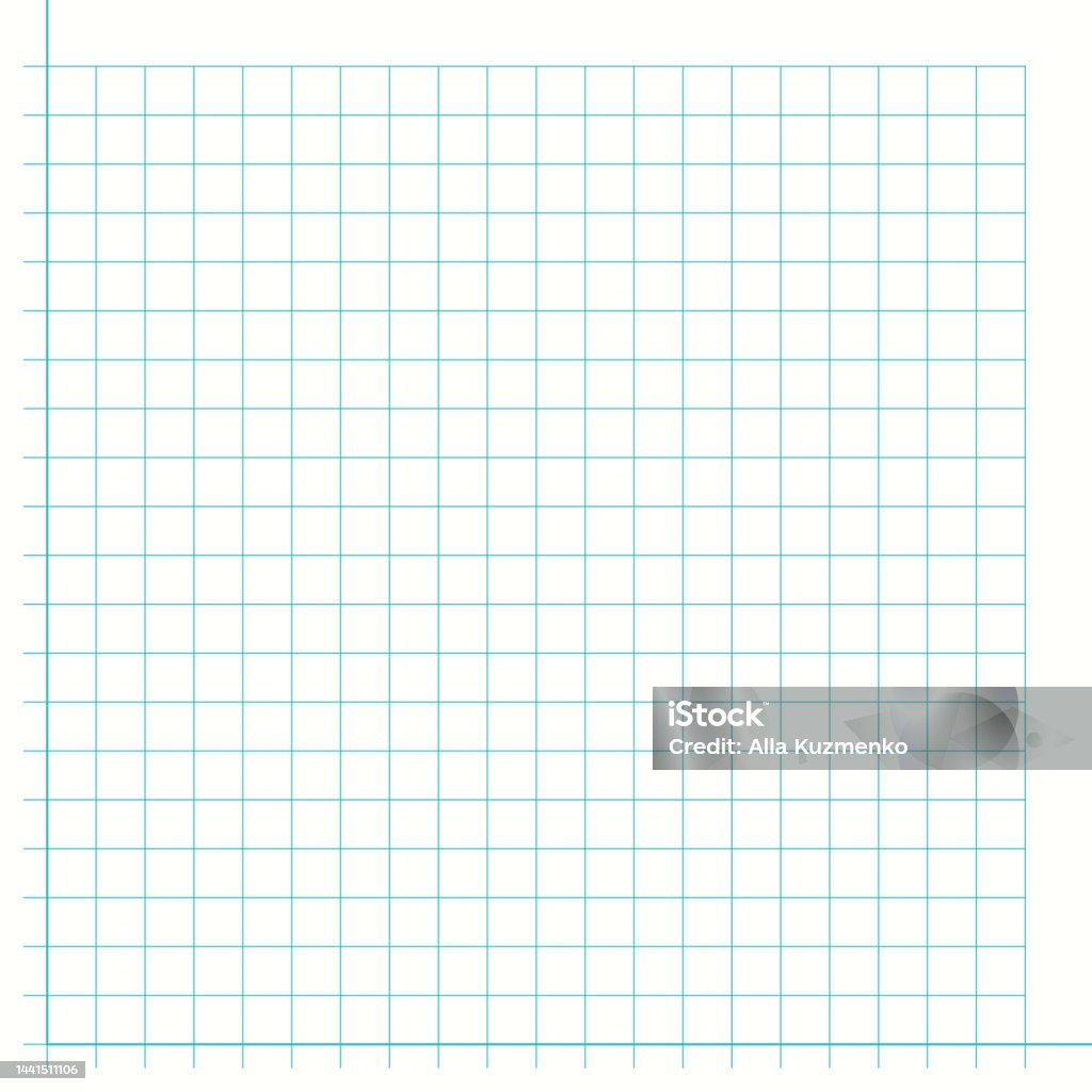 Grid Paper Mathematical Graph Cartesian Coordinate System With Xaxis Yaxis Squared Background With Color Lines Geometric Pattern For School Education Lined Blank On Transparent Background Stock Illustration Download Image Now IStock