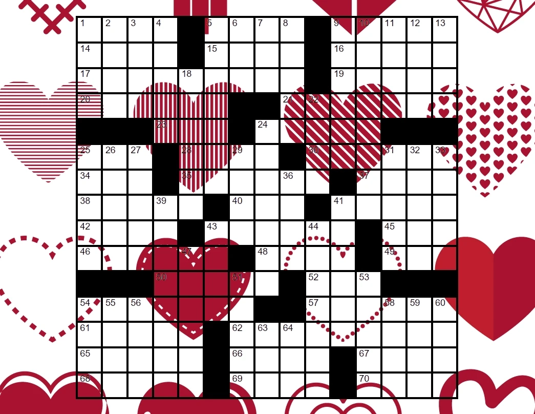 Happy Valentine s Day Play Our Crossword 