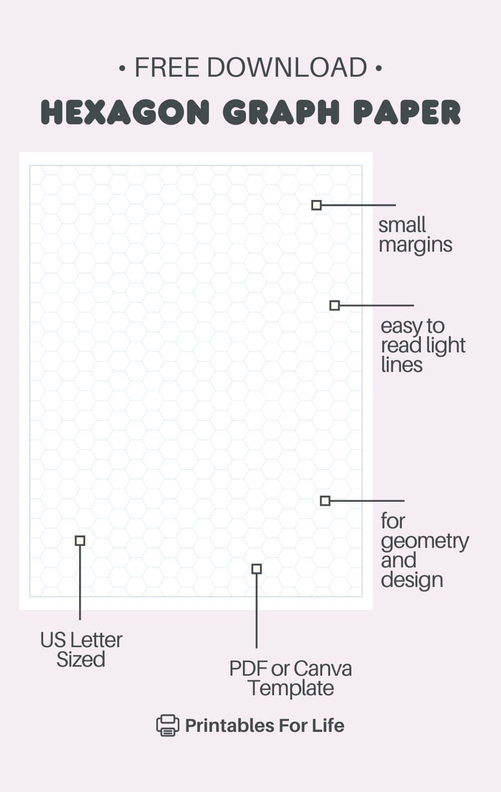 Printable Hex Graph Paper Pdf