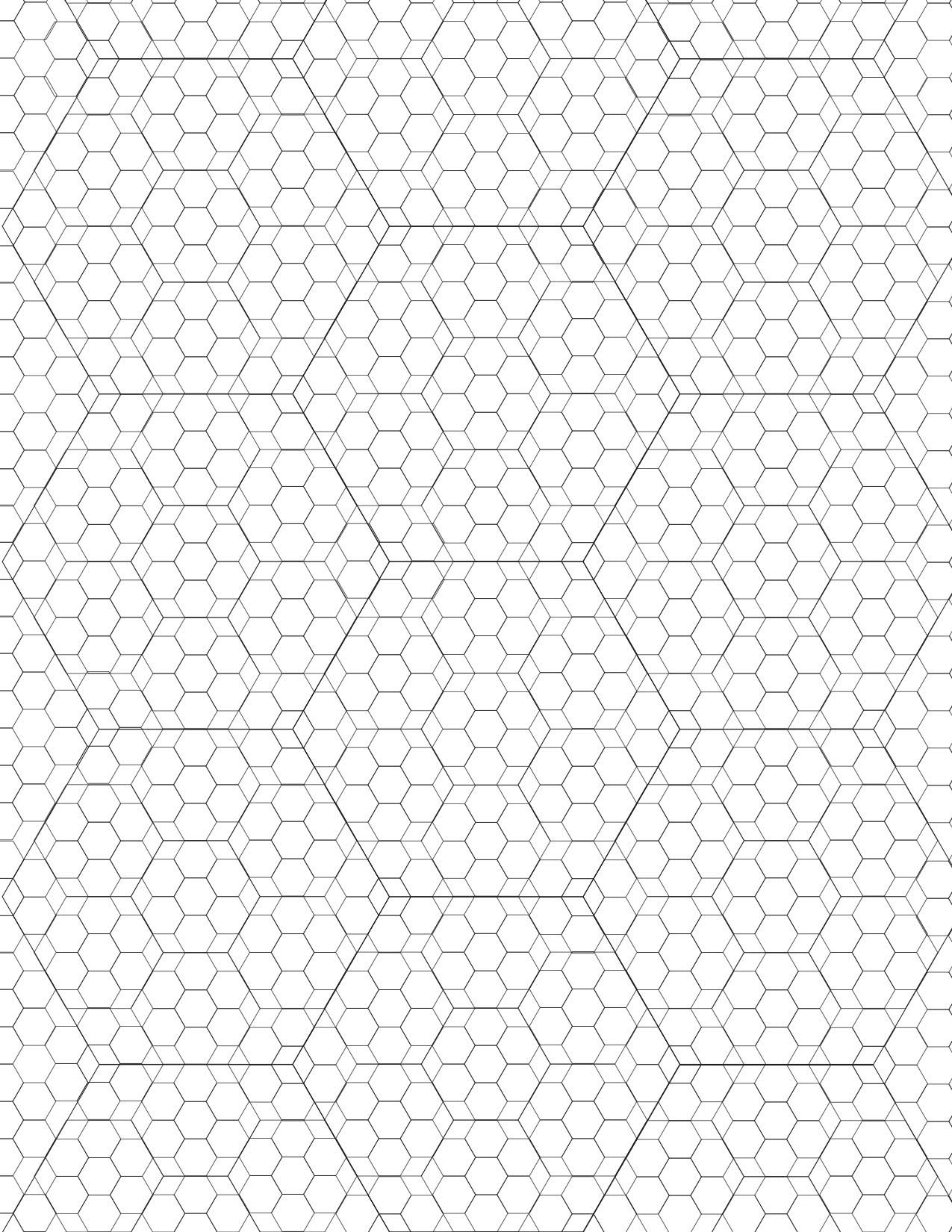 Hexagonal Graph Paper R OrderoftheHexagon