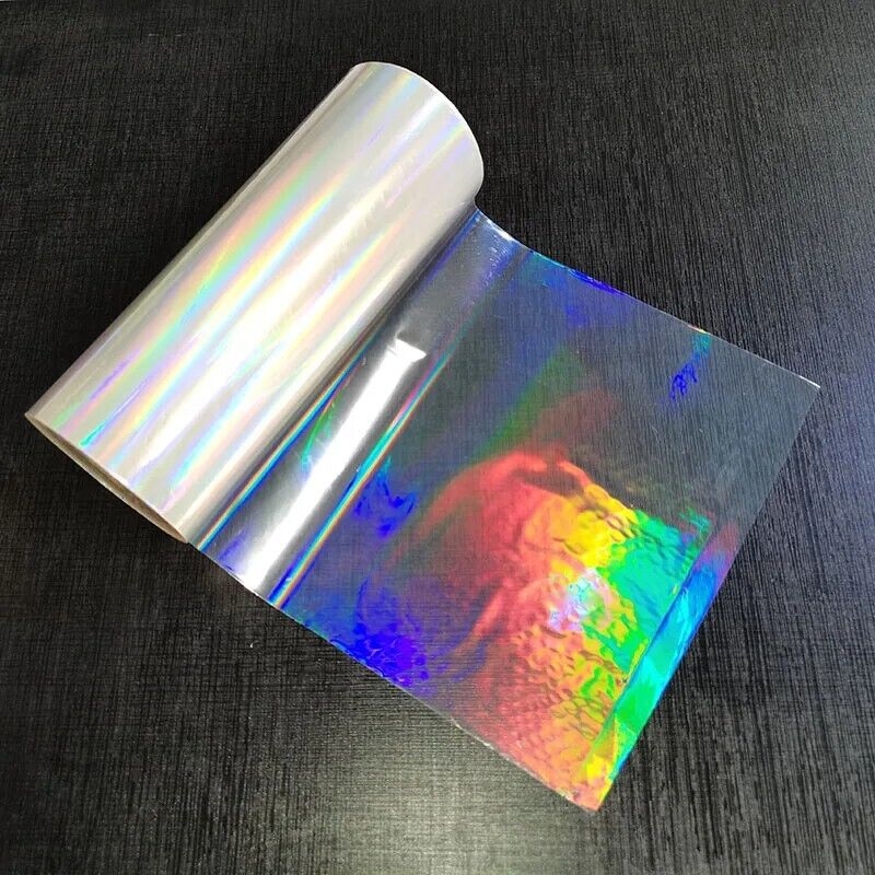 Holographic Foil Plain Transparent DIY Scrapbooking Paper Hot Stamping 16cmx120m EBay