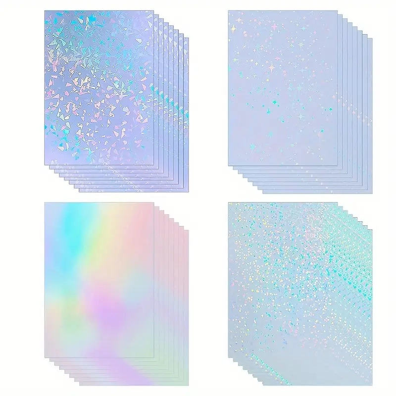 Holographic Laminating Styles Mixed iridescent Temu