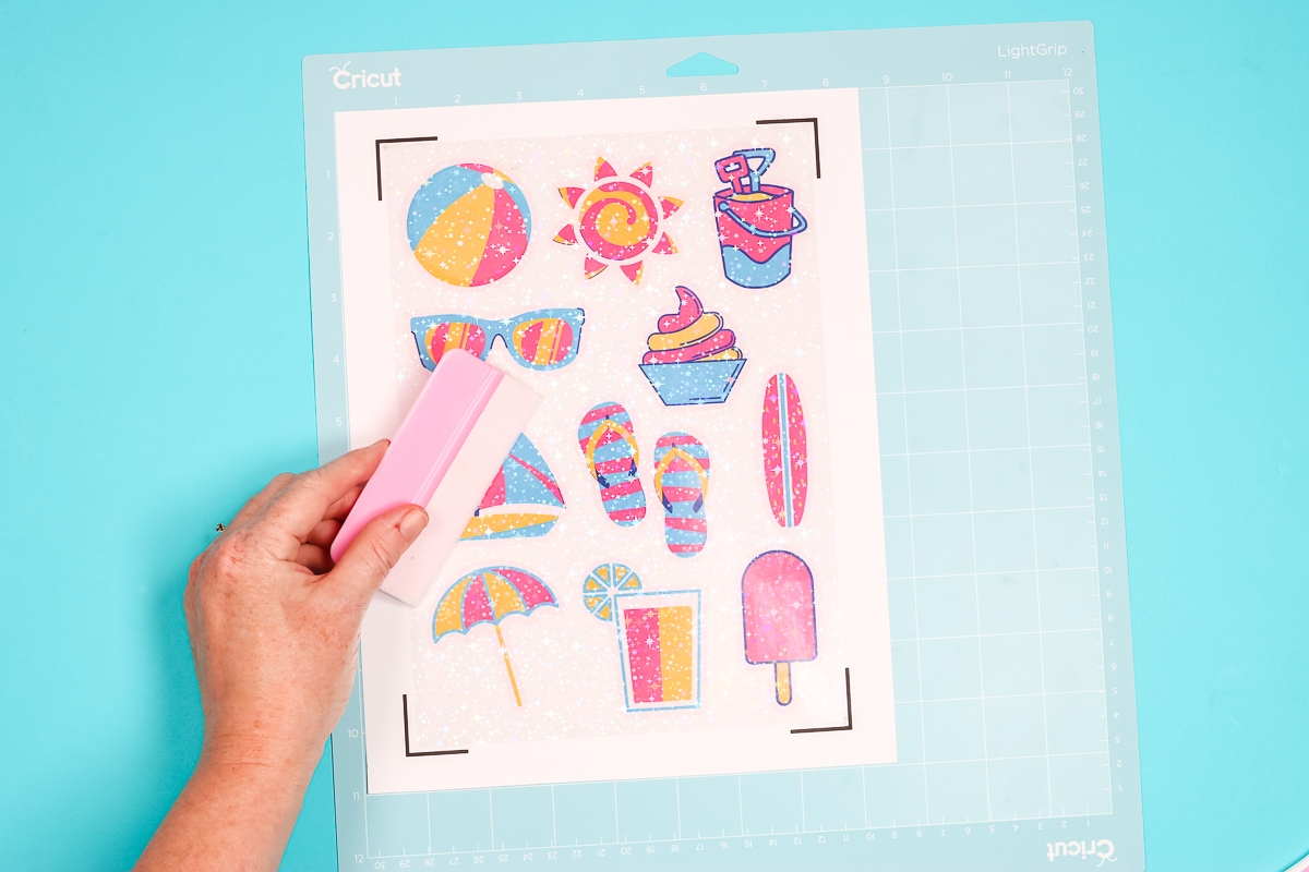 How To Make Holographic Stickers With A Cricut Machine Angie Holden The Country Chic Cottage