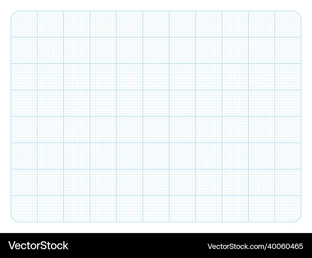 Inch Graph Paper Grid Royalty Free Vector Image