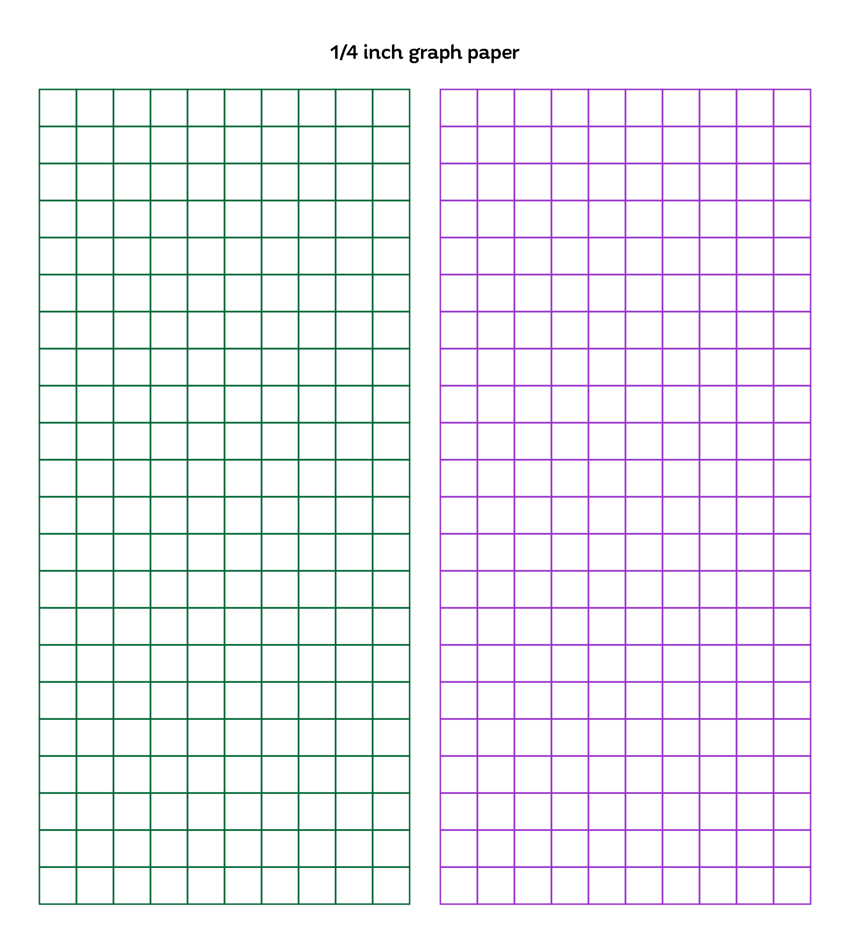 Inch Grid Graph Paper 10 Free PDF Printables Printablee