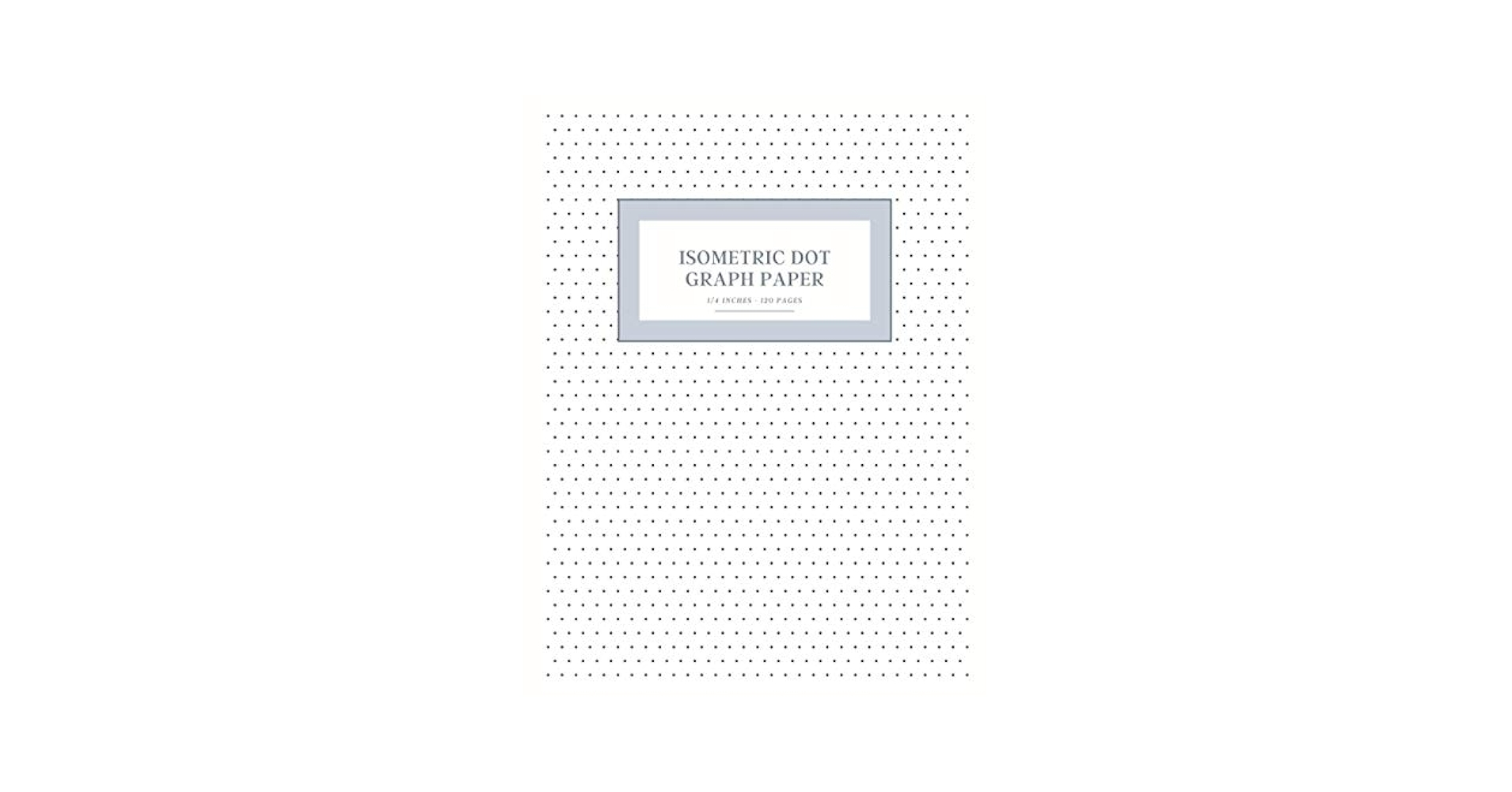 Isometric Dot Graph Paper 1 4 Inch 120 Pages Vic Peter Amazon de Books