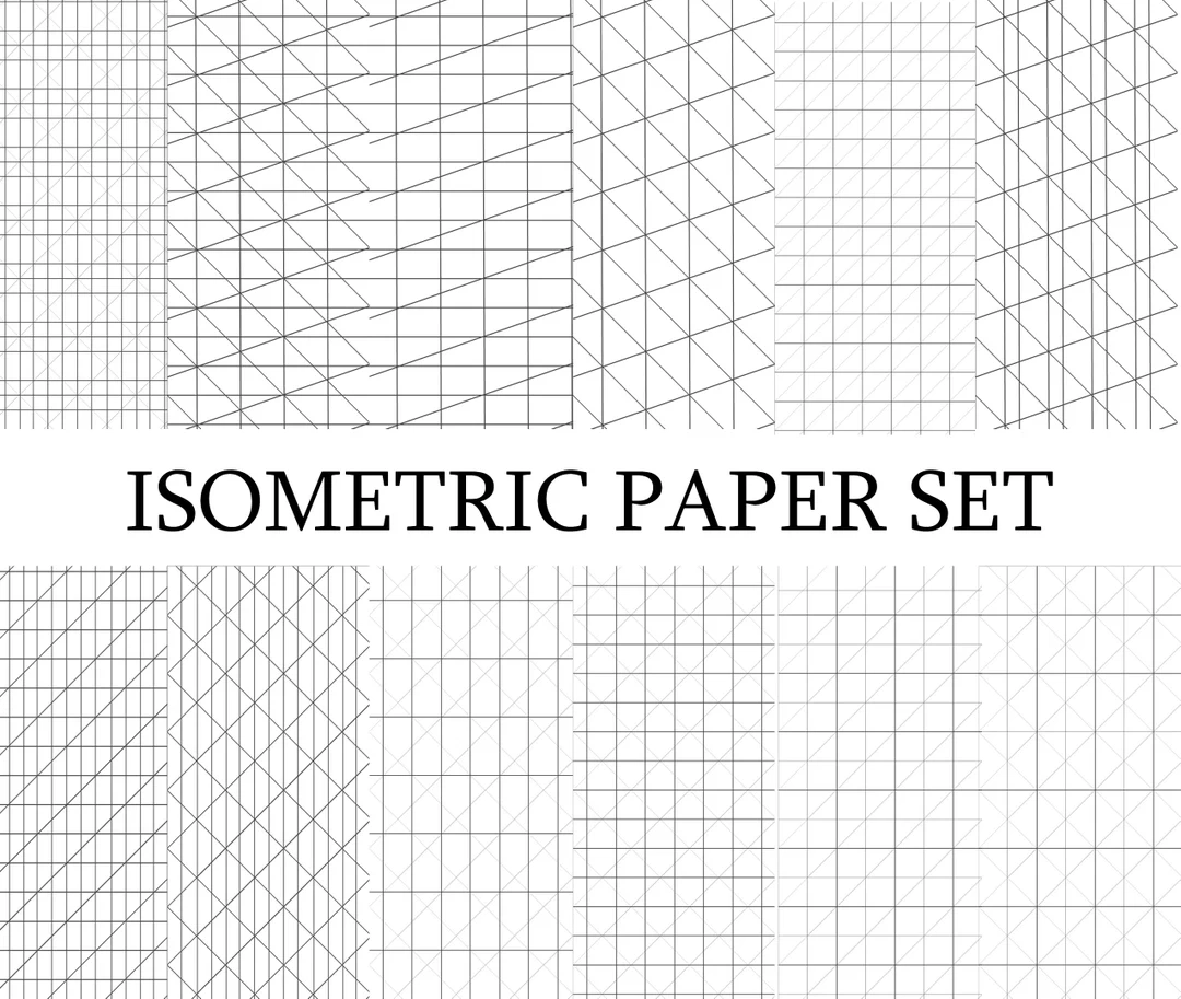 Isometric Dot Paper Over 10 837