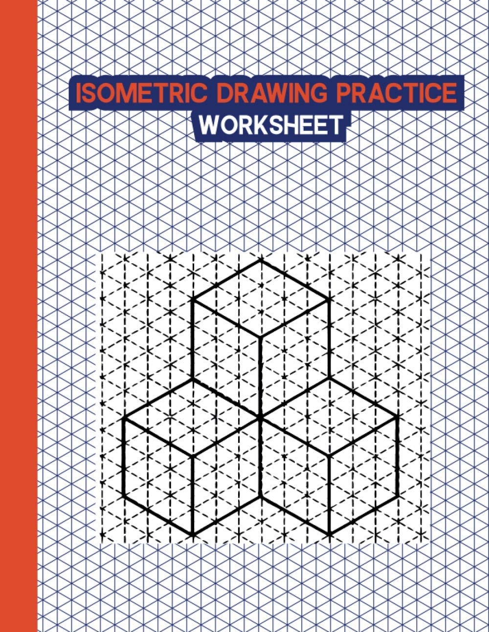 Isometric Drawing Practice Worksheet 3D Projection India Ubuy
