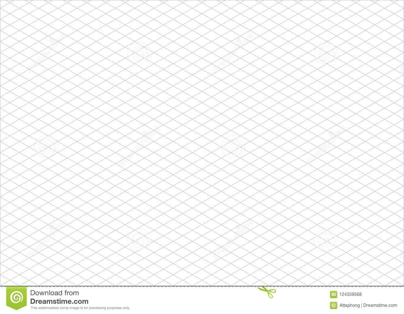 Isometric Graph Paper 50 Sheet 11x17 Pad For 3D Design Architecture Engineering Drafting Drafting Paper