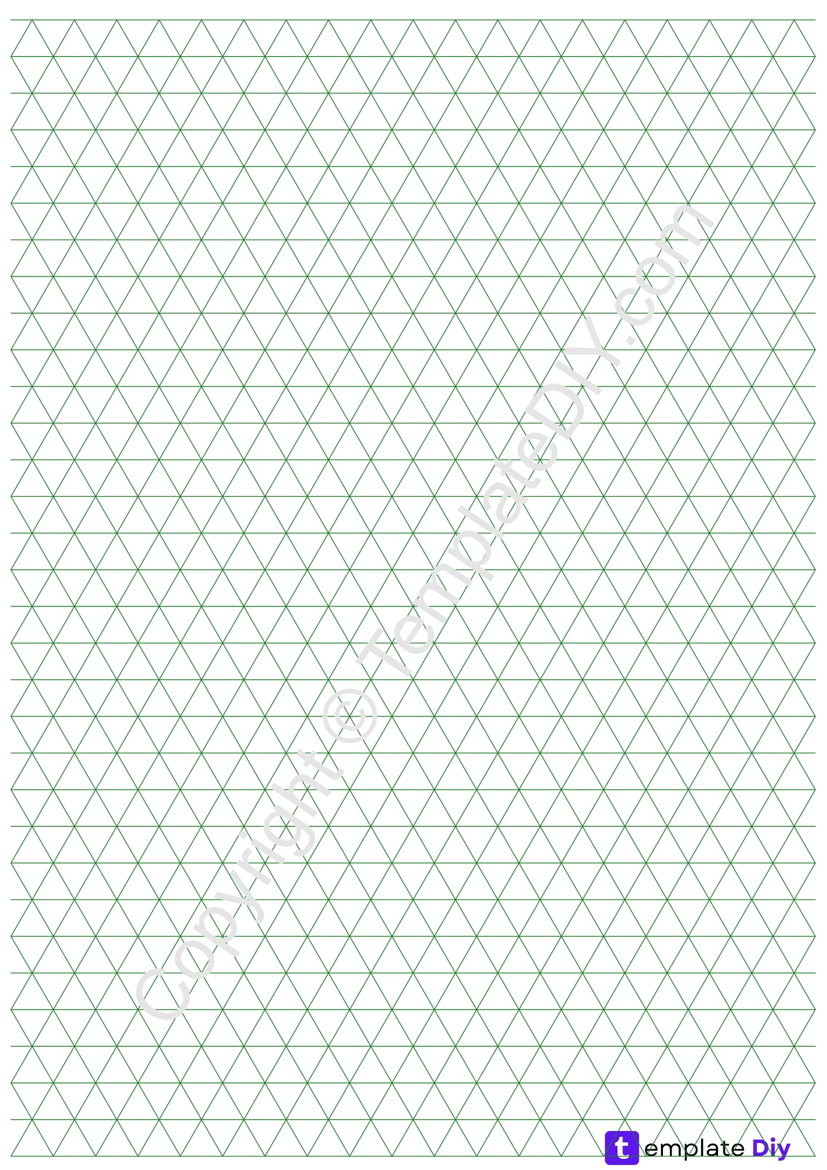 Isometric Paper Free Printable