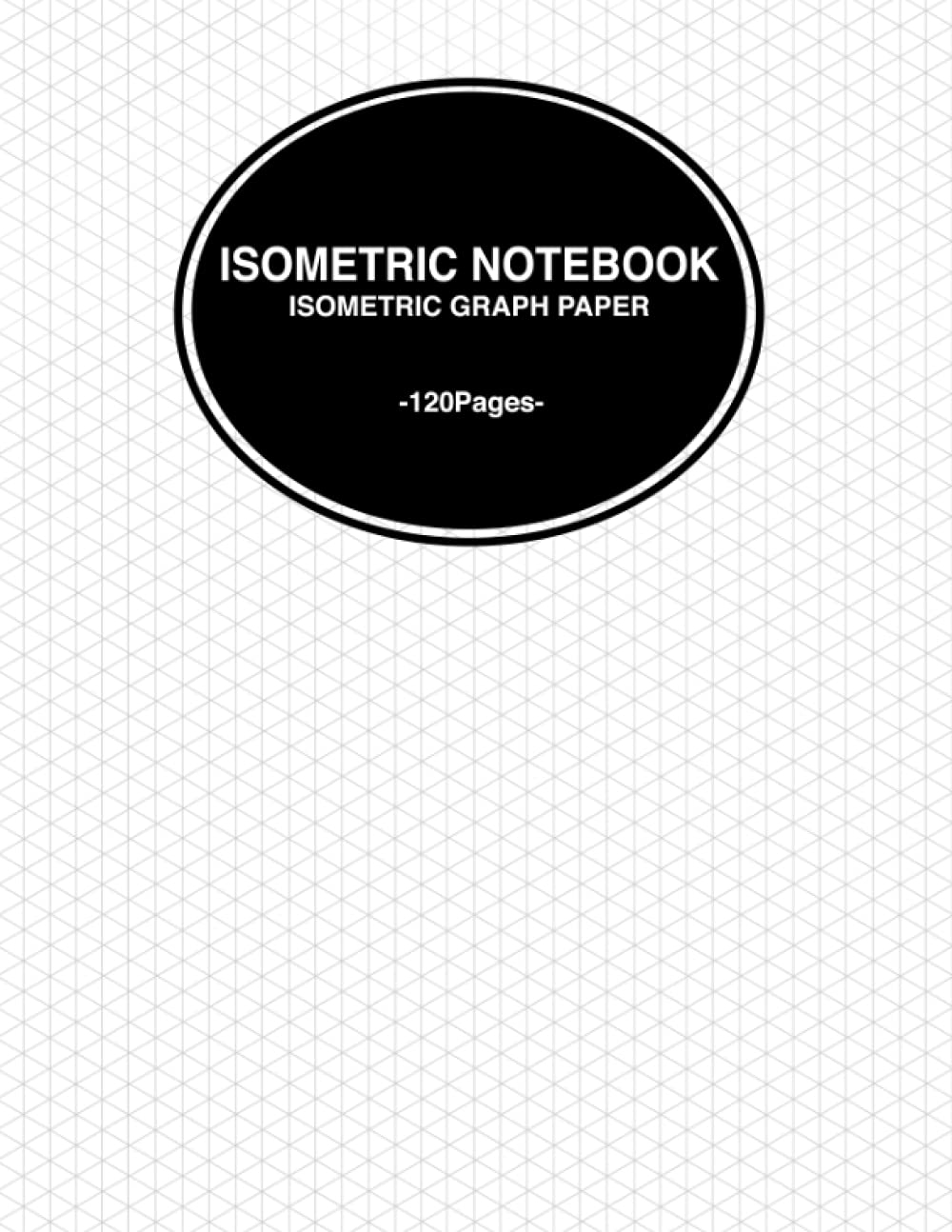 Isometric Paper Book Isometric Graph Paper Grid Pad 8x11 5 Desertcart Tunisia