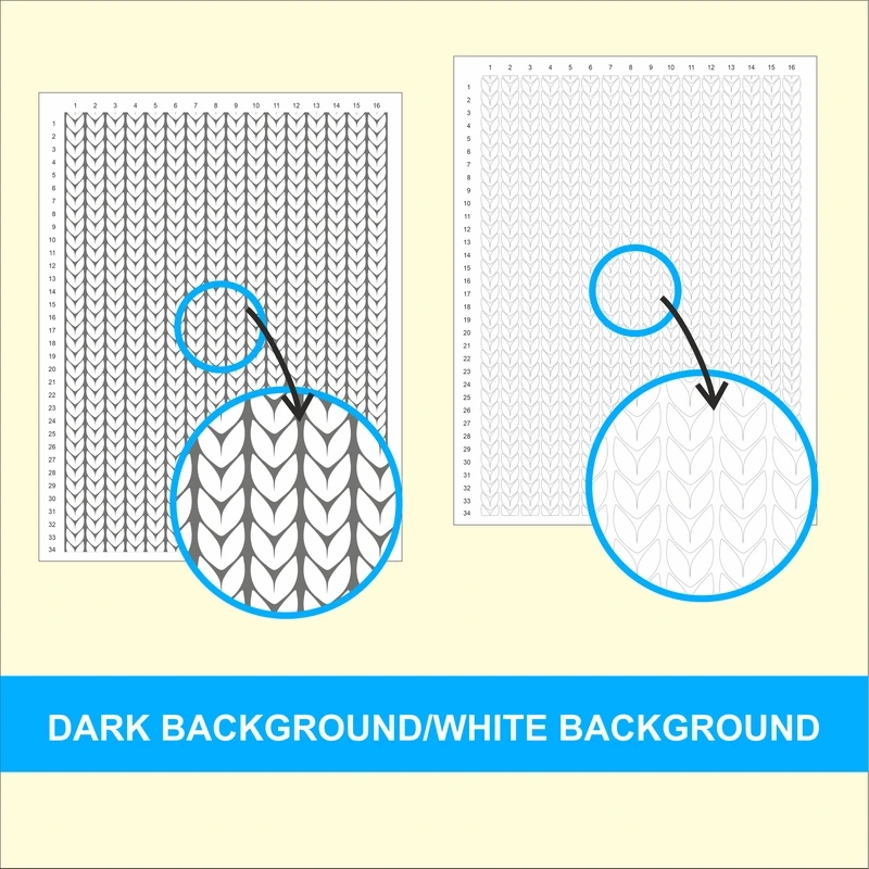 Knit Stitch Graph Paper Blank For Colorwork Charts Knitting Inspire Uplift