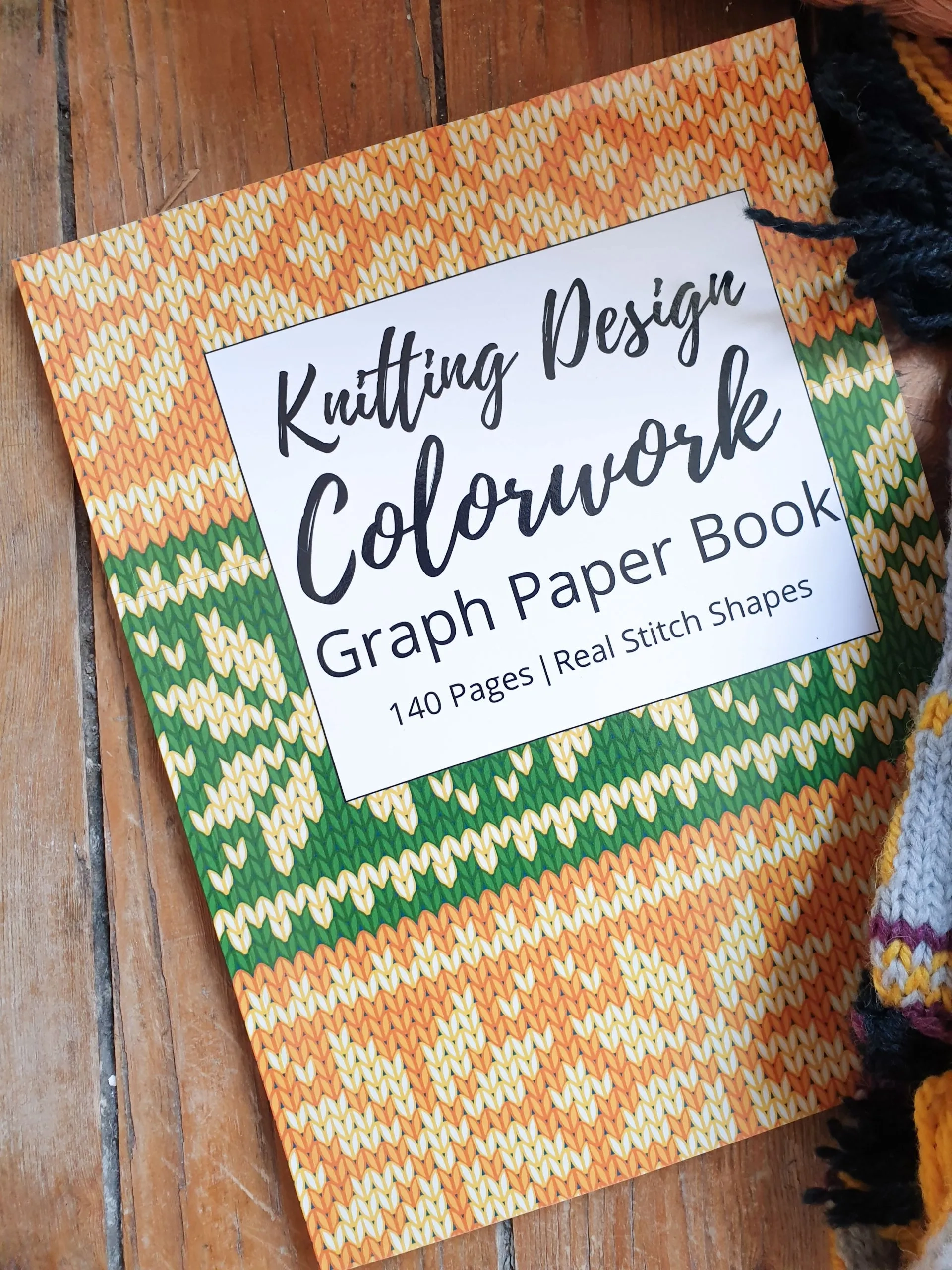 Knitting Design Colorwork Graph Paper Book Letter Sized Pages With Actual Knit Stitch Shapes The Organised Crafterbrain