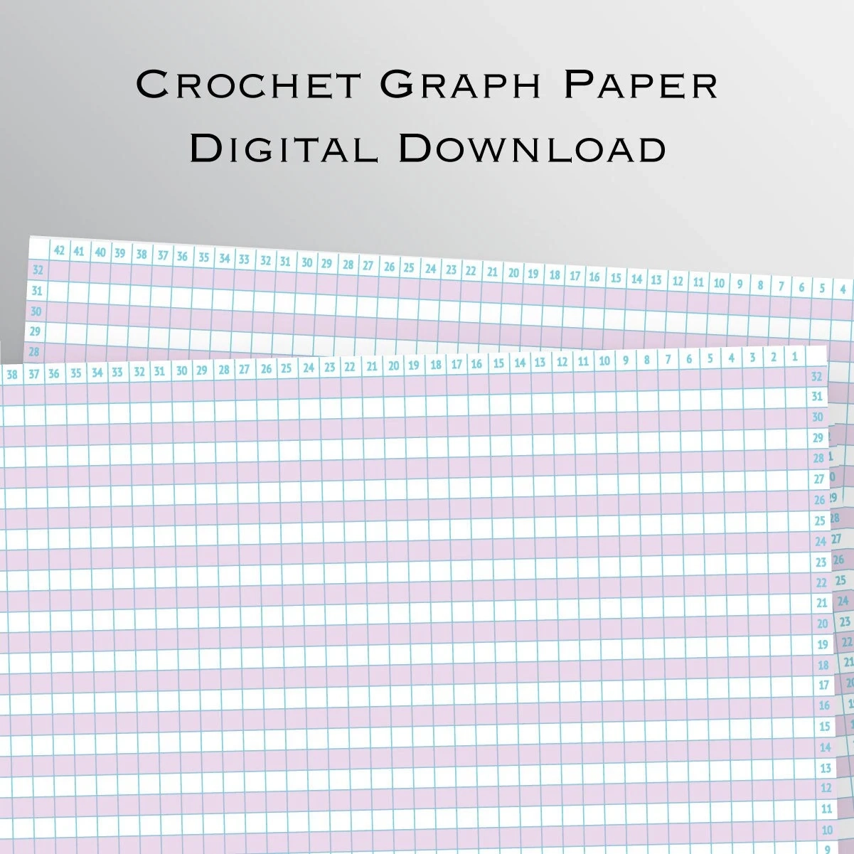 Knitting Graph Paper Etsy