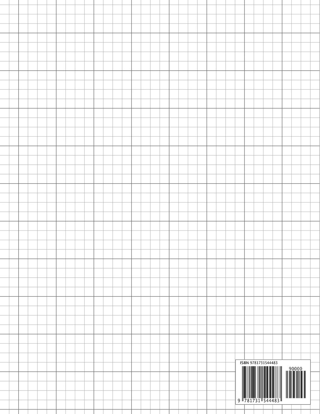 Large Print Graph Paper Notebook 14 Inch 4 X 4 UAE Ubuy