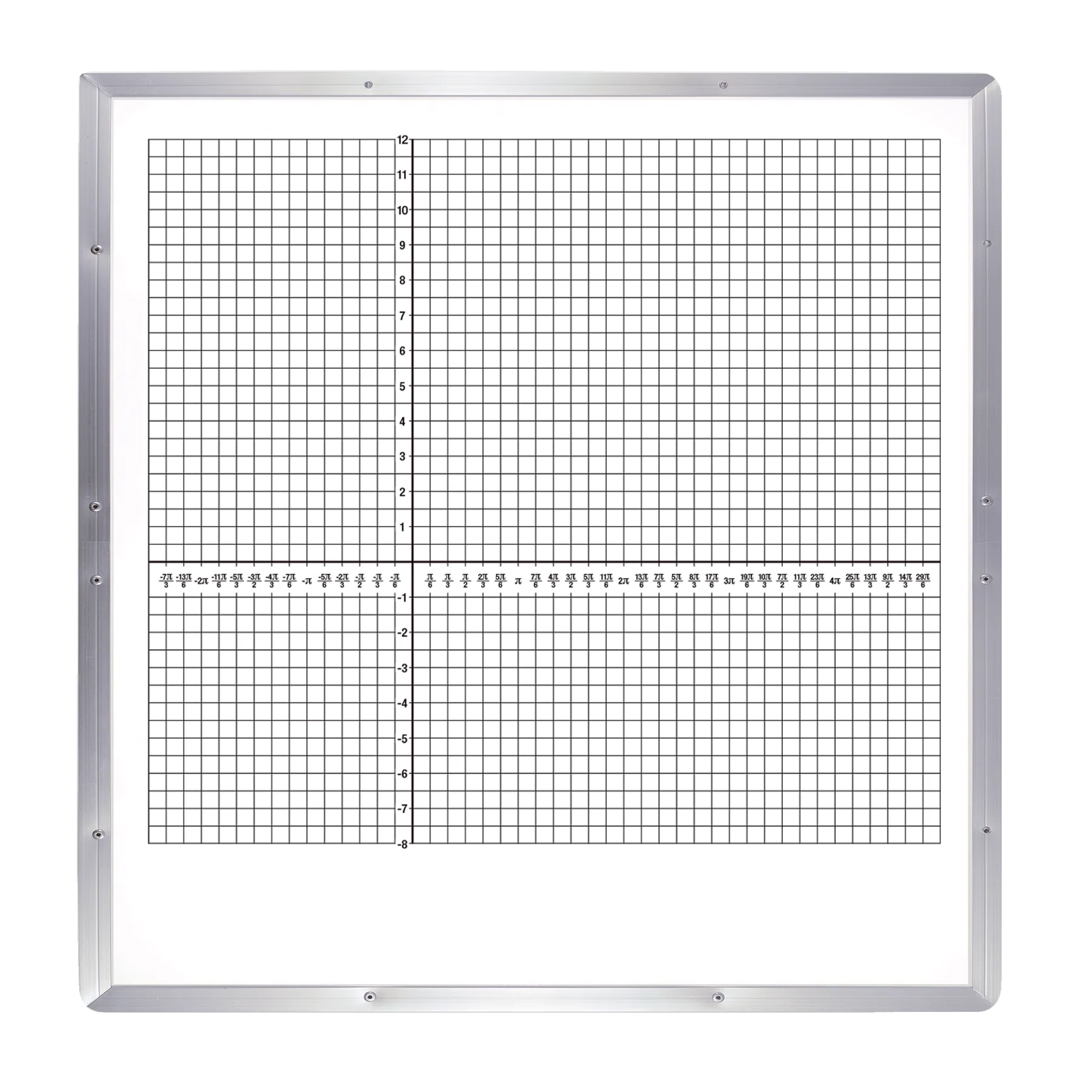 Large Square Graph Paper Numbered Axis Graph Paper 4 Quadrant Grid With 3 16 1 2 Inch Graph Paper Notebook