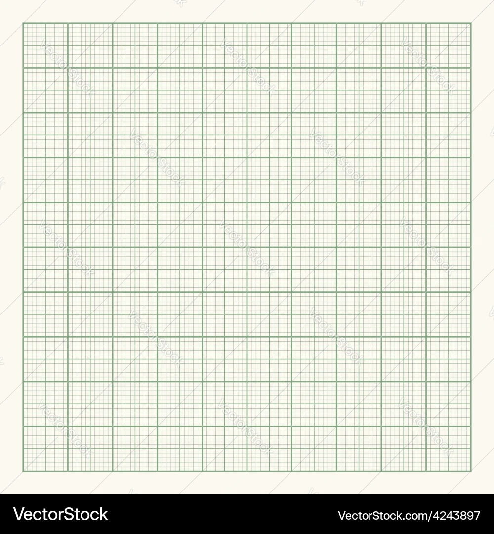 Light Green Graph Paper Royalty Free Vector Image