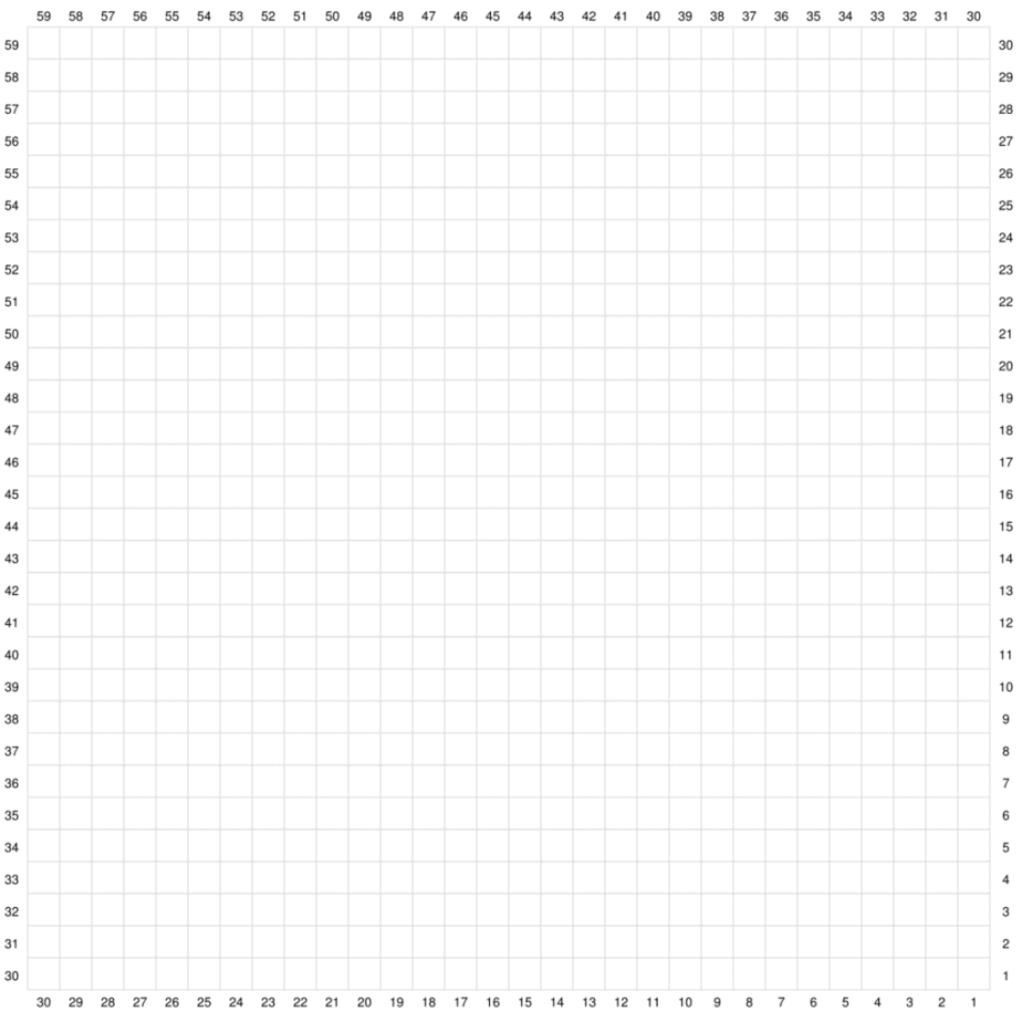 Free Printable Crochet Graph Paper