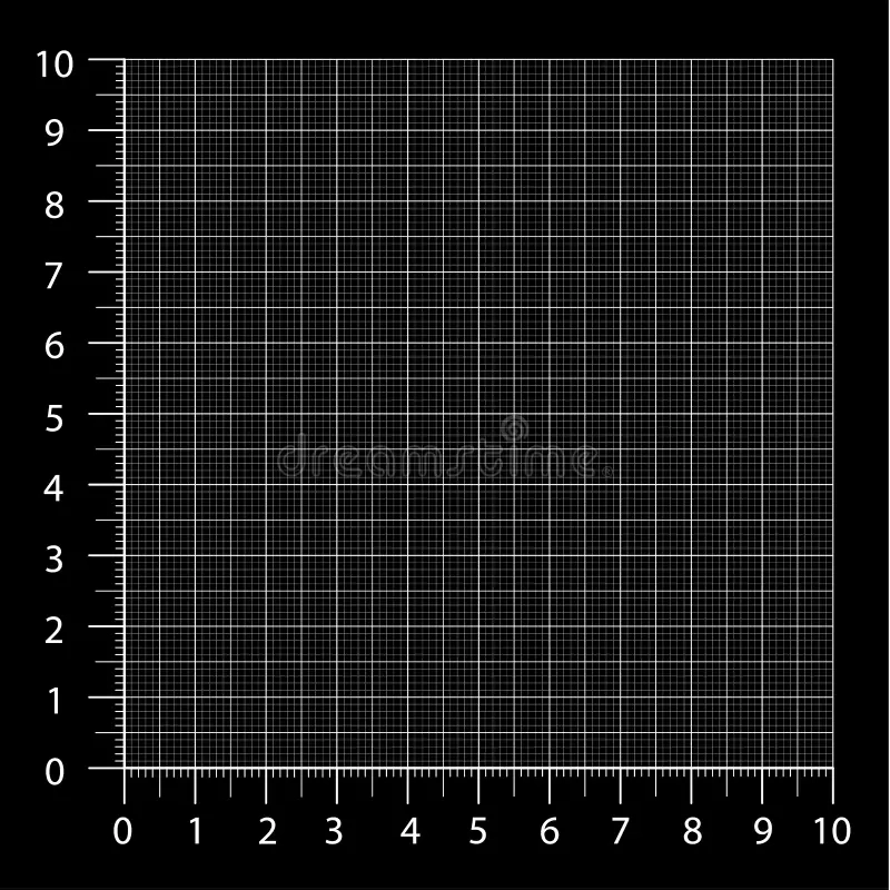 Measured Grid Graph Plotting Grid Stock Vector Illustration Of Abstract Editable 143687060
