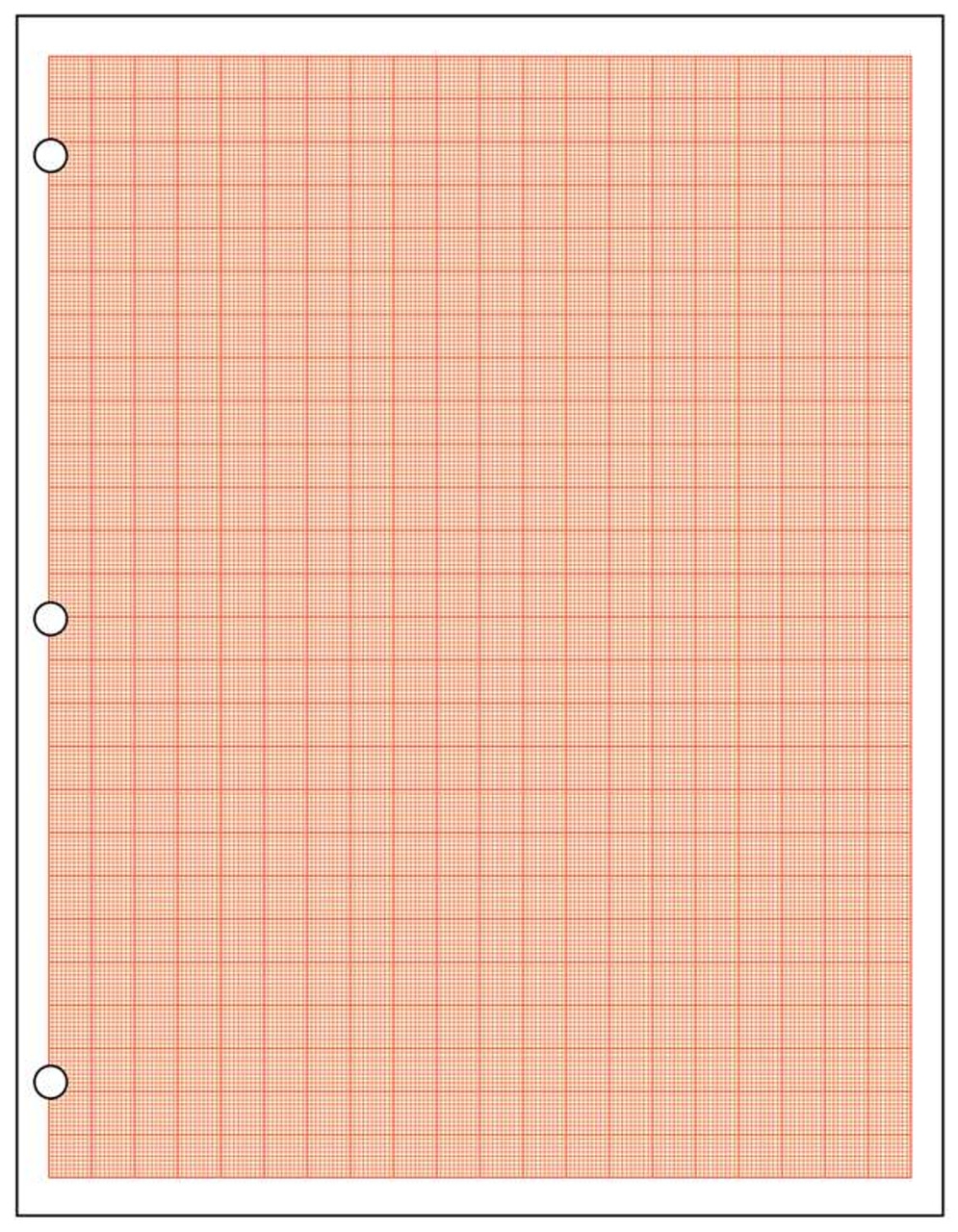 Metric Graph Paper Mm Cm Red 500 Sheet Ream Geyer Instructional Products