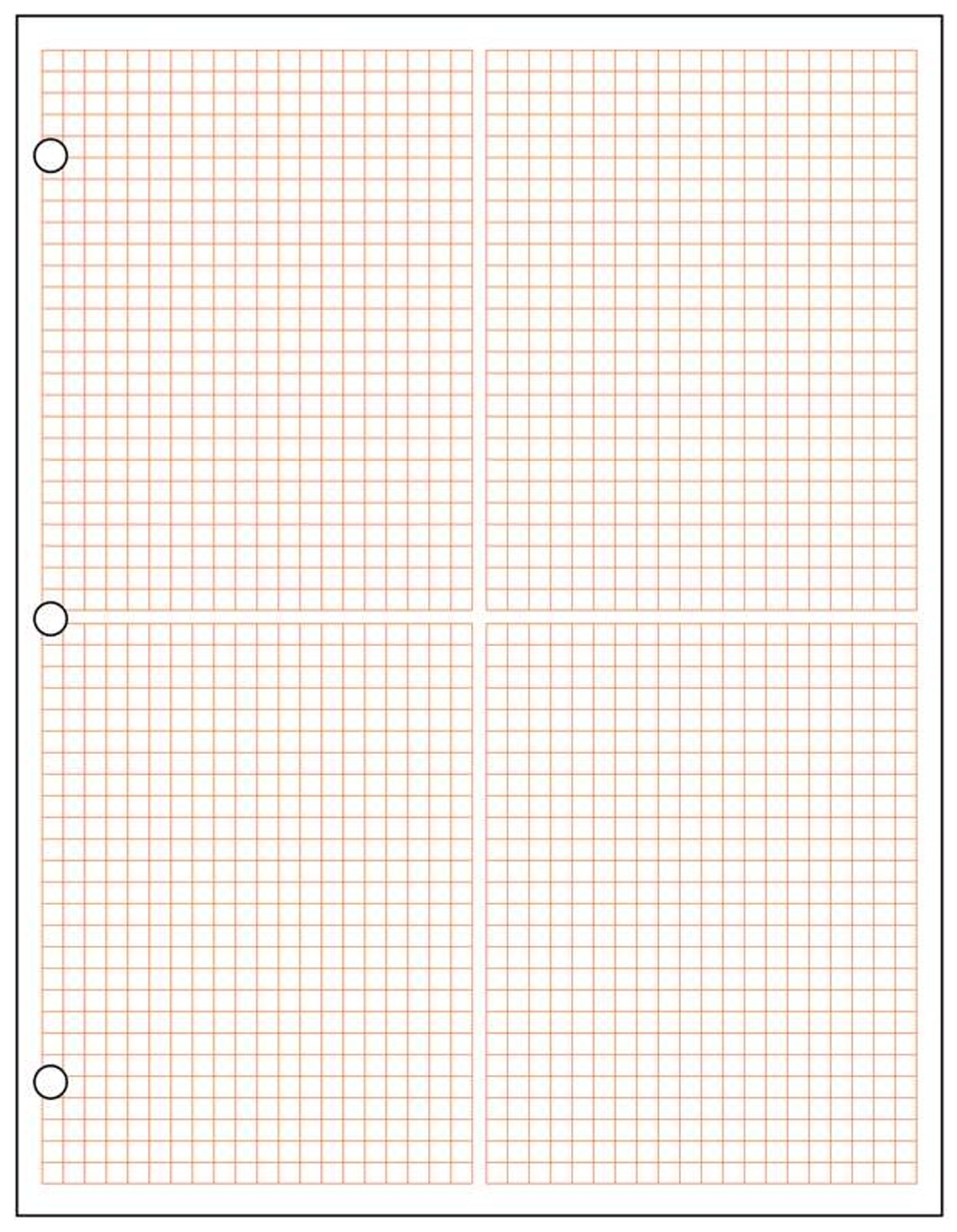 Metric Quadrant Graph Paper 1 2 Cm Red 500 Sheet Ream Geyer Instructional Products