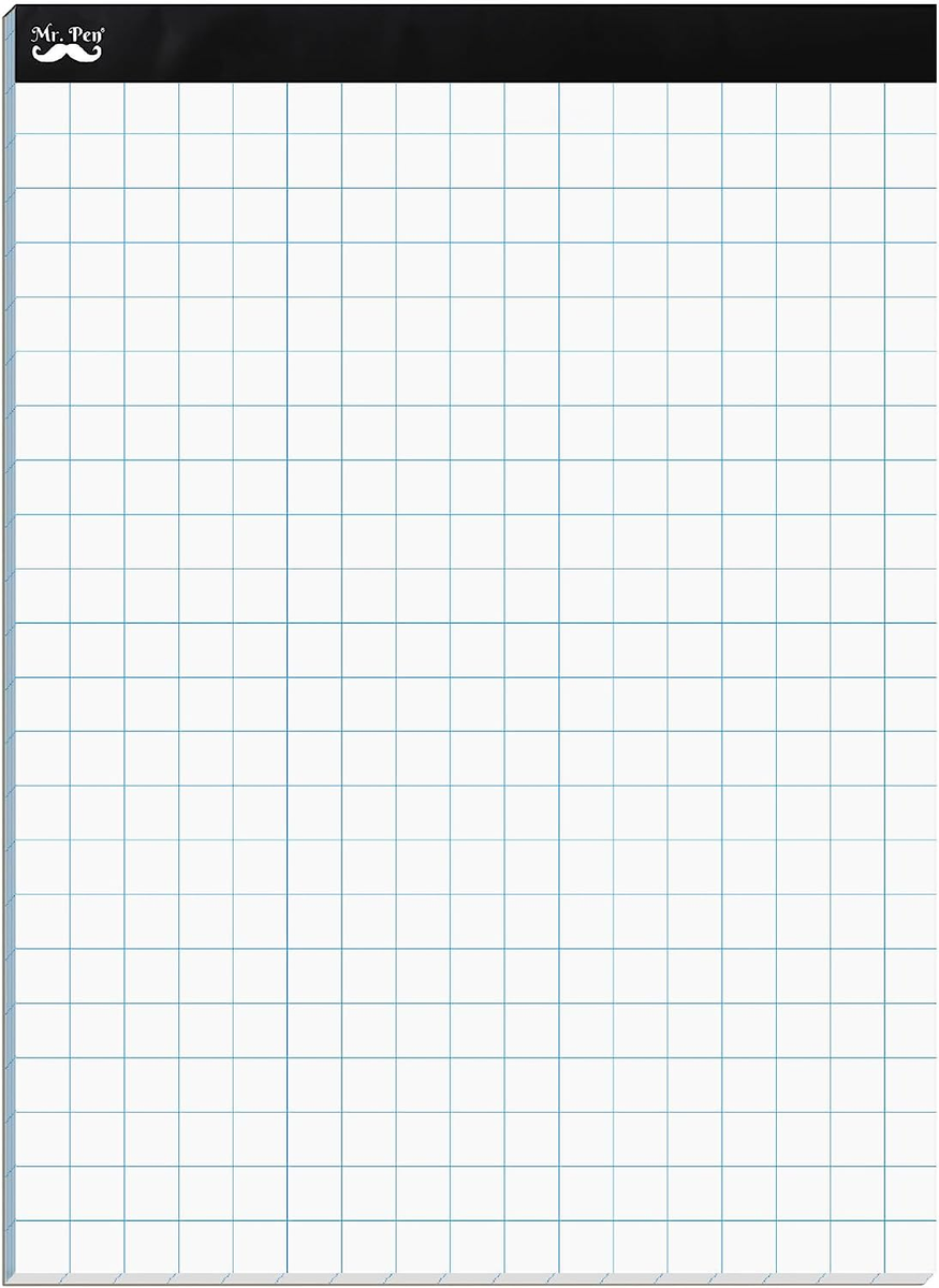 Mr Pen Graph Paper 2X2 2 Squares Per Inch 8 5 X11 55 Sheets Grid Paper EBay UK
