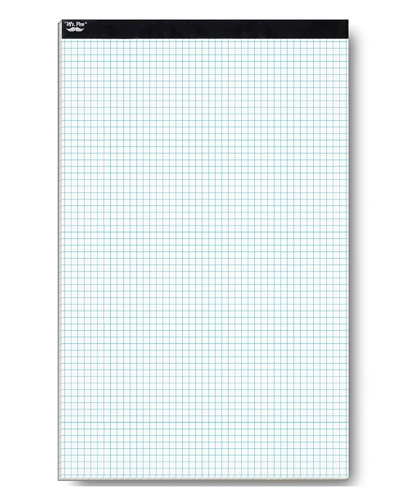 Mr Pen Graph Paper Grid Paper 4 X 4 4 Squares Per Inch 17 X 11 22 Sheets Amazon de