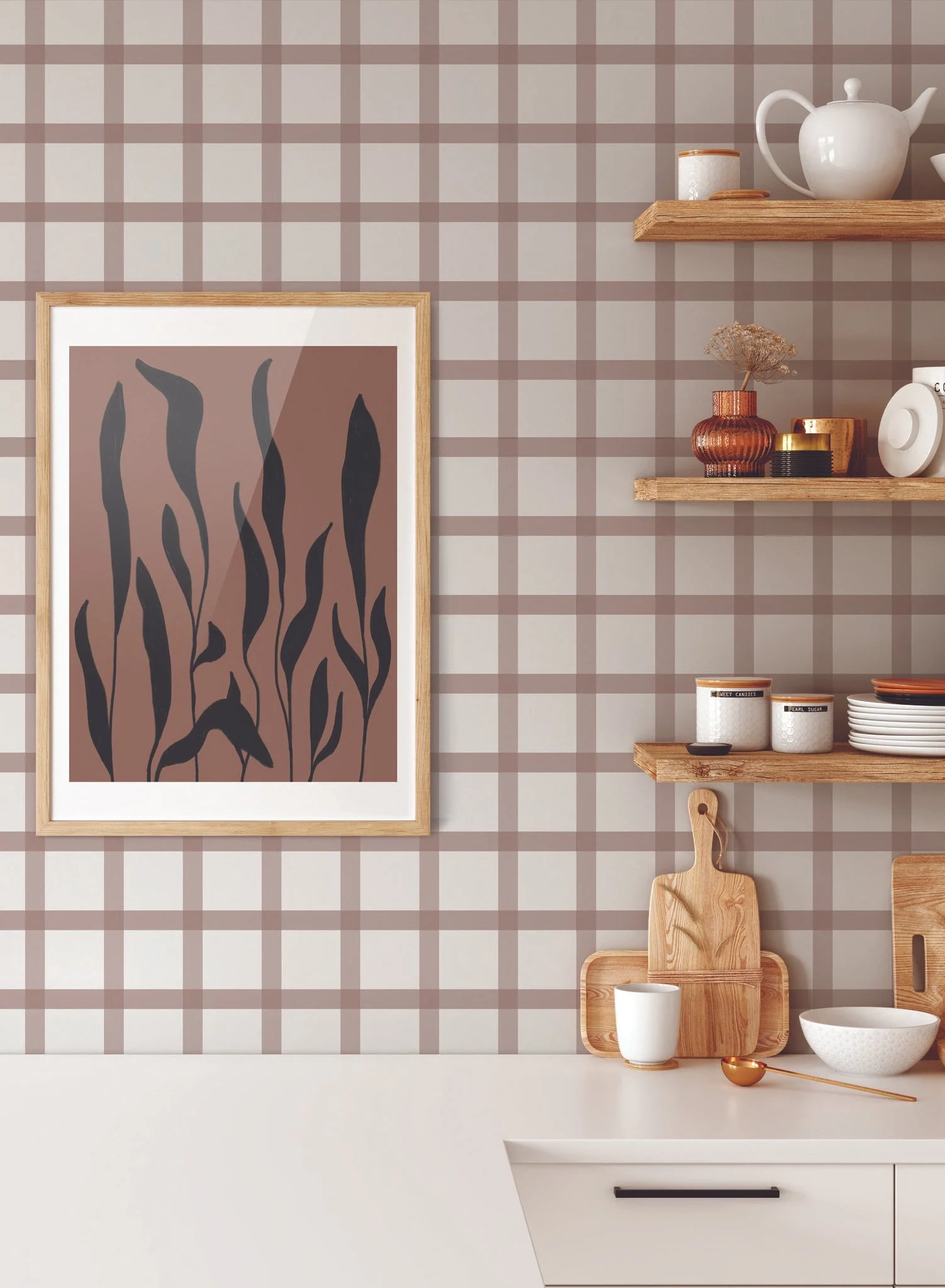 Off The Grid Graph Paper Pattern Wallpaper By Opposite Wall