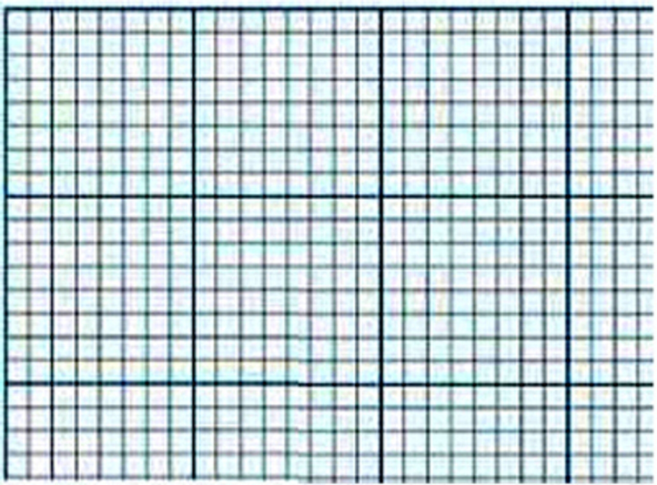 Pacific Arc Cross Section Drawing Paper 8 1 2 X 11 Grid Size X4 Pkg 50 Paxton Patterson