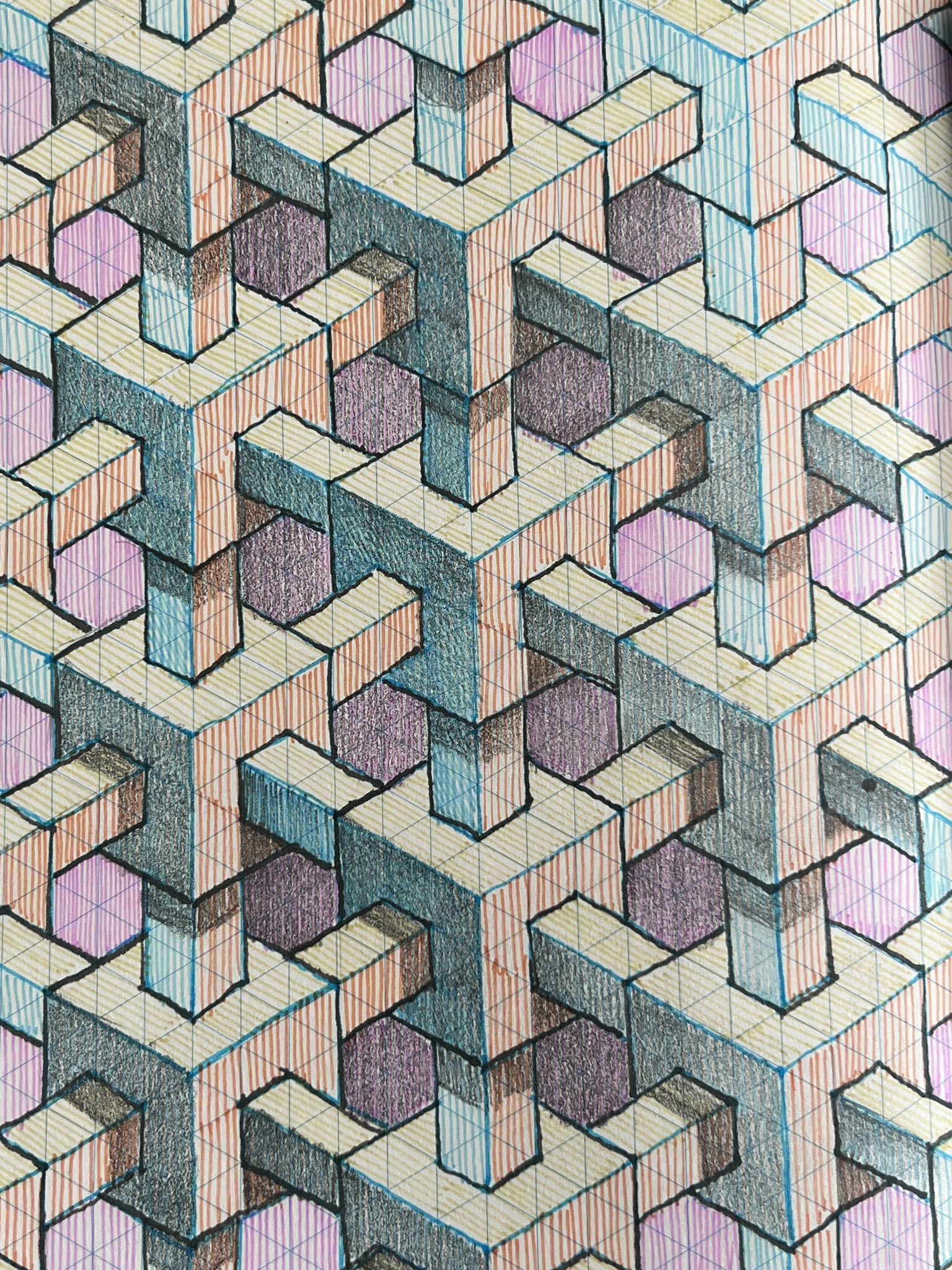 Paul Heaston On X Doodling On Some Isometric Graph Paper Https t co OVPxQkQWJX X
