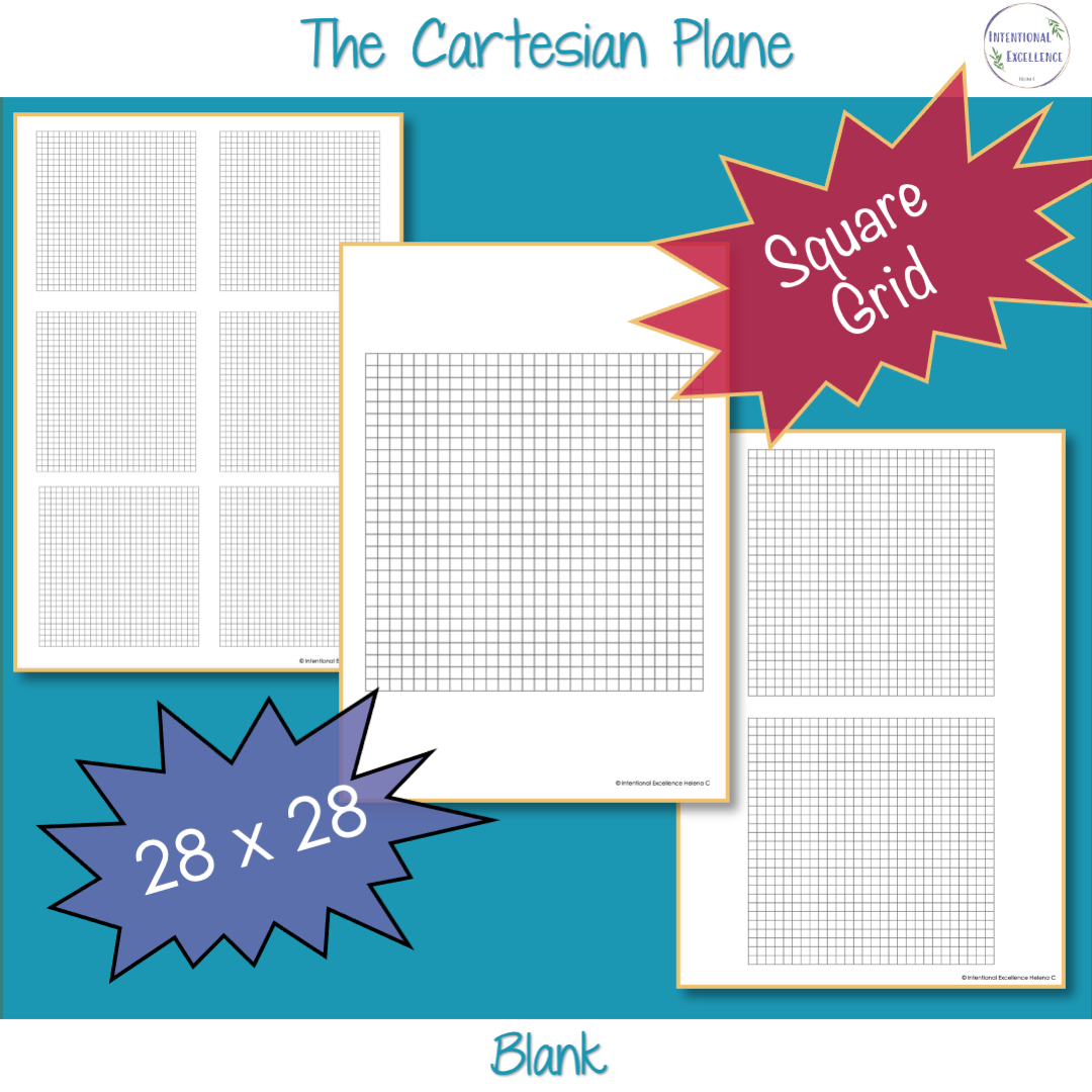 Plotting Coordinates Cartesian Plane BLANK Grids 1 And 4 Quadrant Graphs Australian Teachers Marketplace