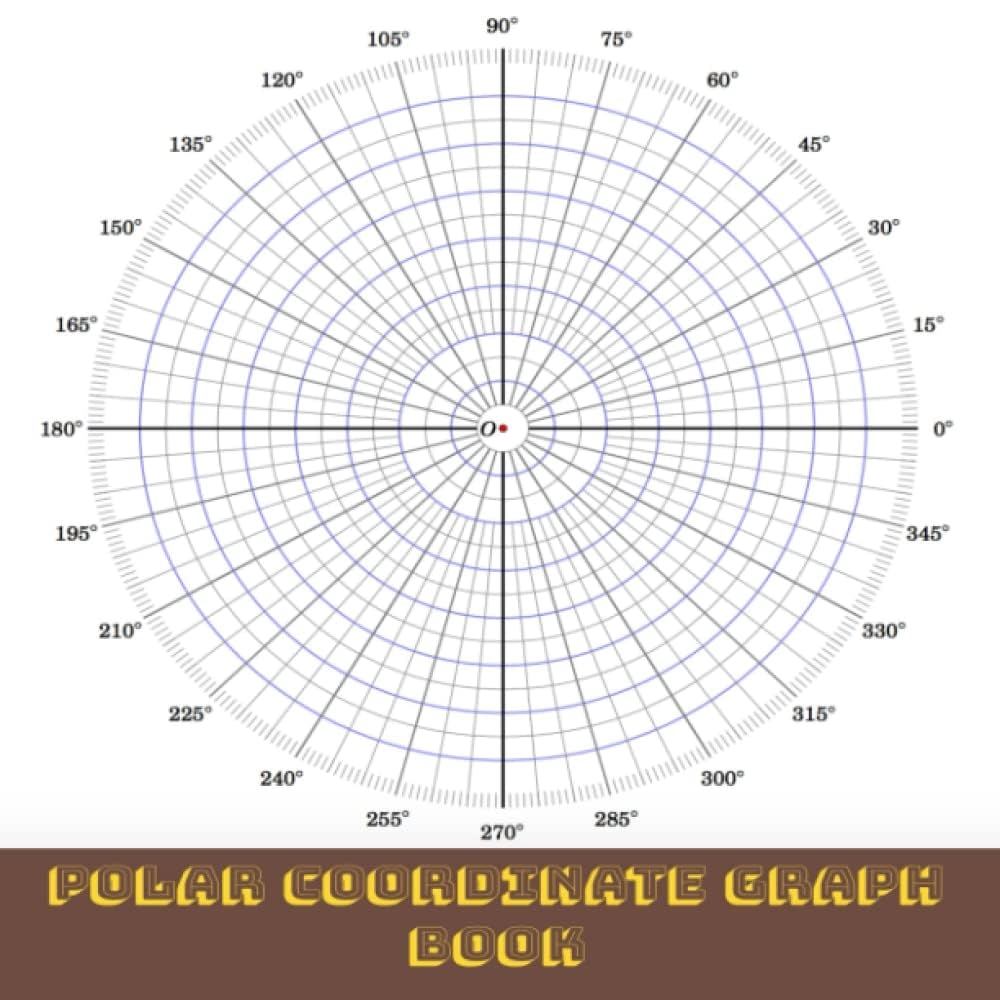 Polar Coordinate Graph Paper Notebook Polar Coordinates Ali Ayesha 9798408608102 Books Amazon ca