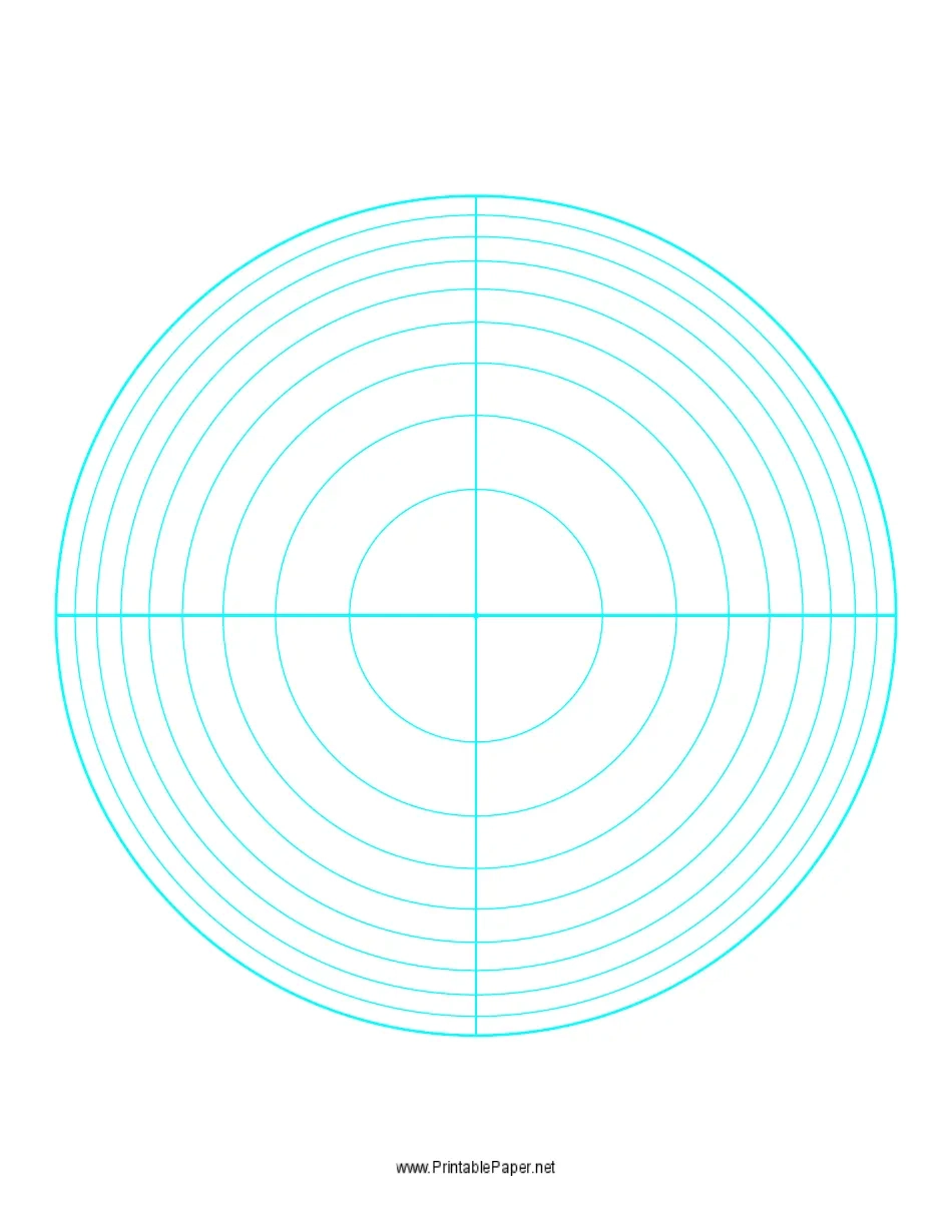 Polar Graph Paper Center Download Printable PDF Templateroller