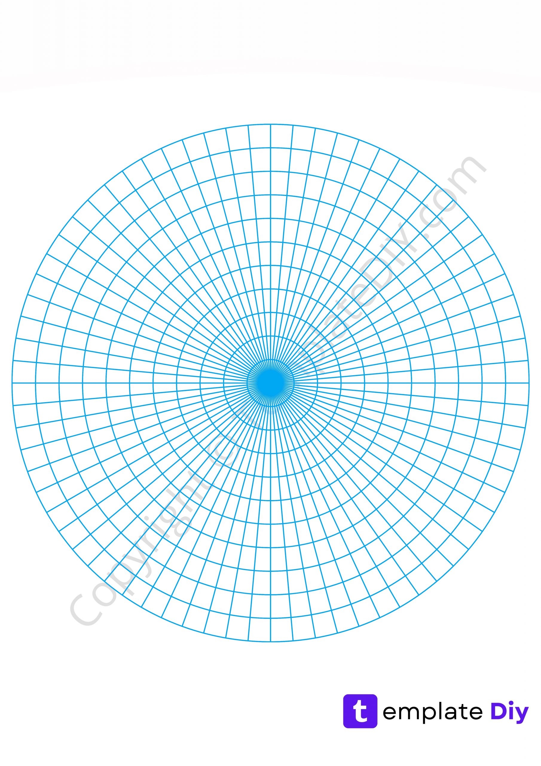 Polar Graph Paper Printable Grid Paper 