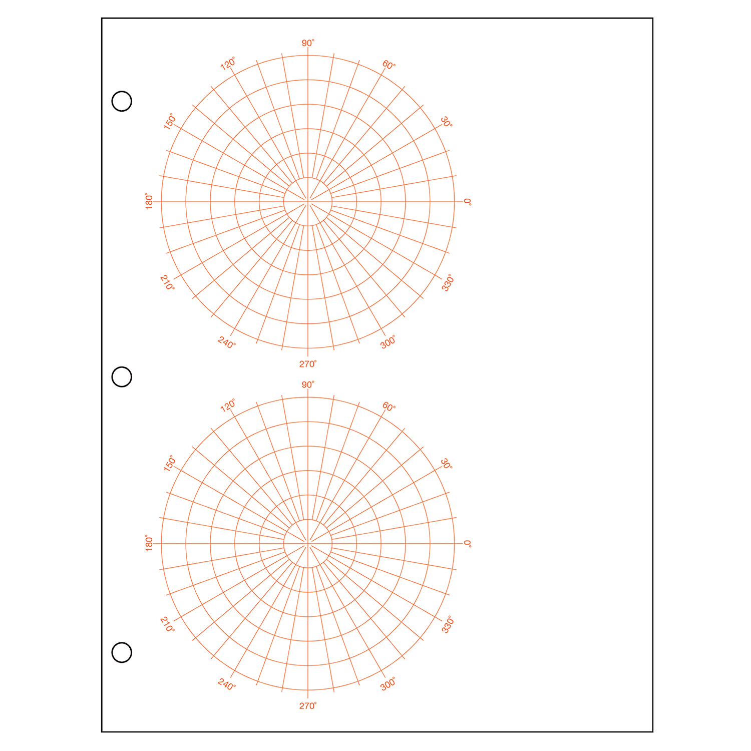 Printable Polar Graph Paper