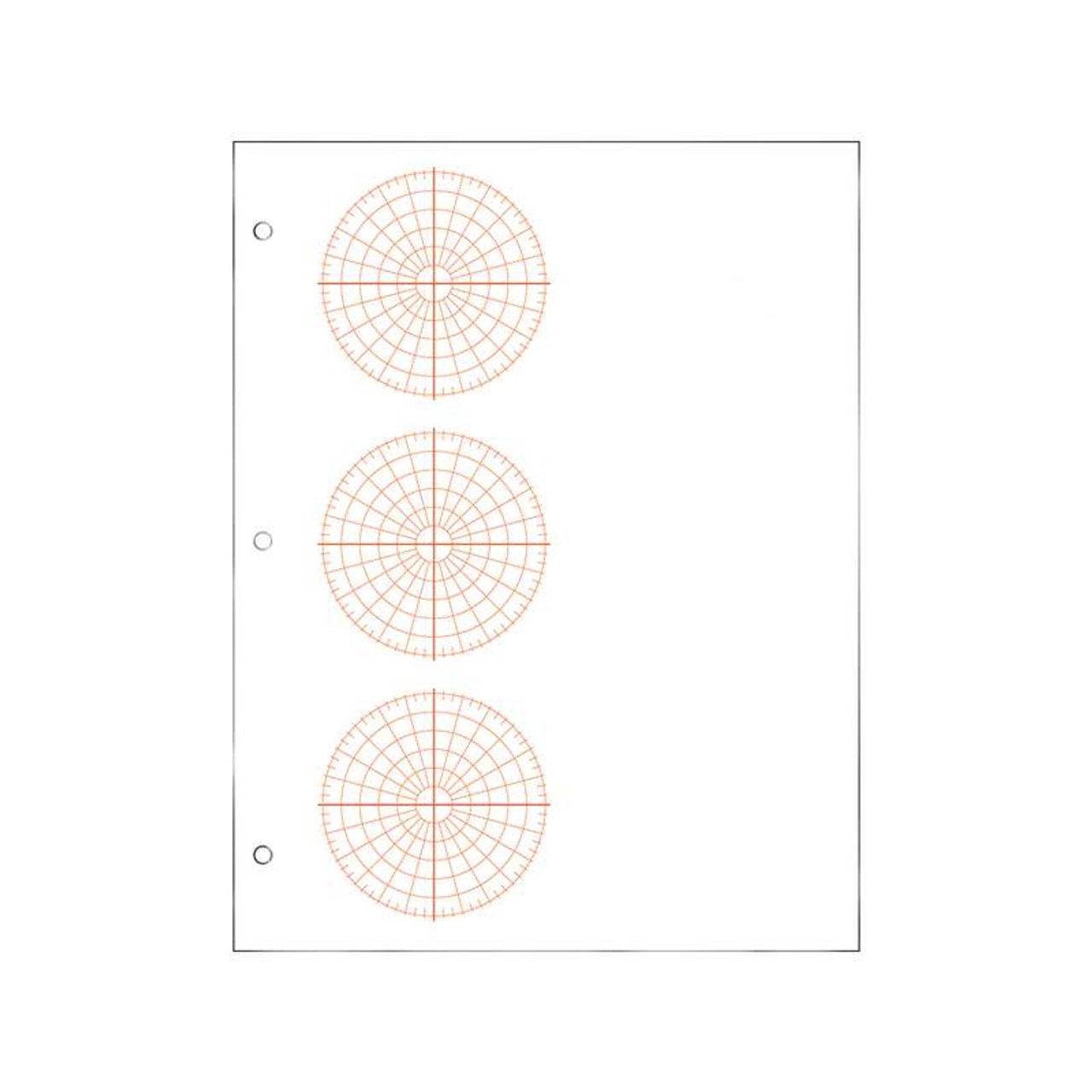 Polar With XY Graph Paper 1 4 Red 500 Sheet Ream Geyer Instructional Products