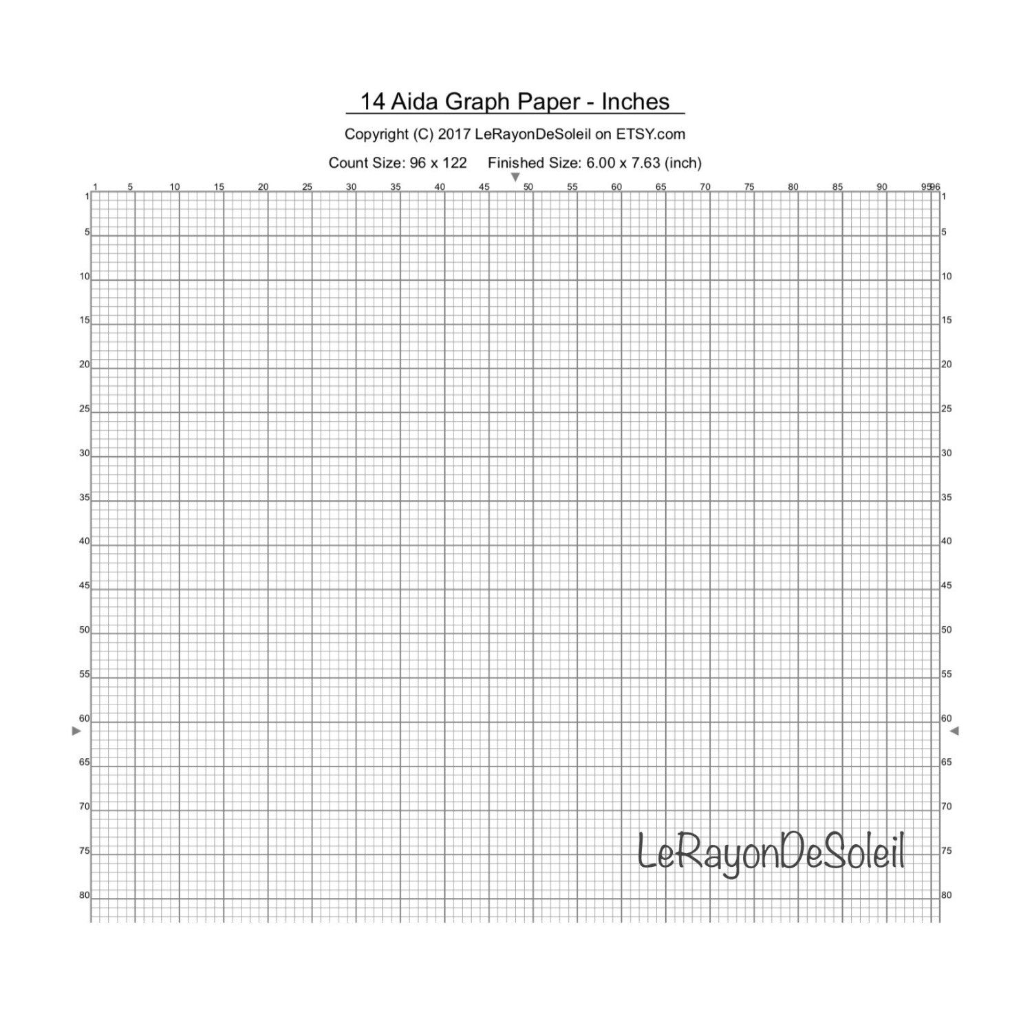 Graph Paper 8 Squares Per Inch